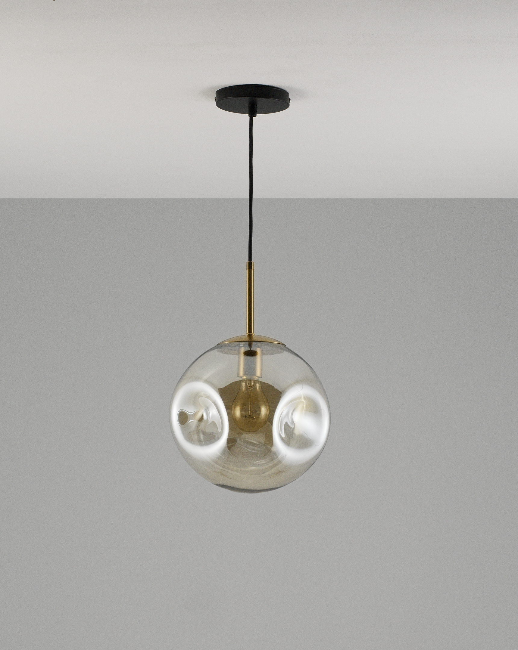Подвесной светильник Moderli AMO V2081-P, цвет коричневый;прозрачный УТ000017211 - фото 1