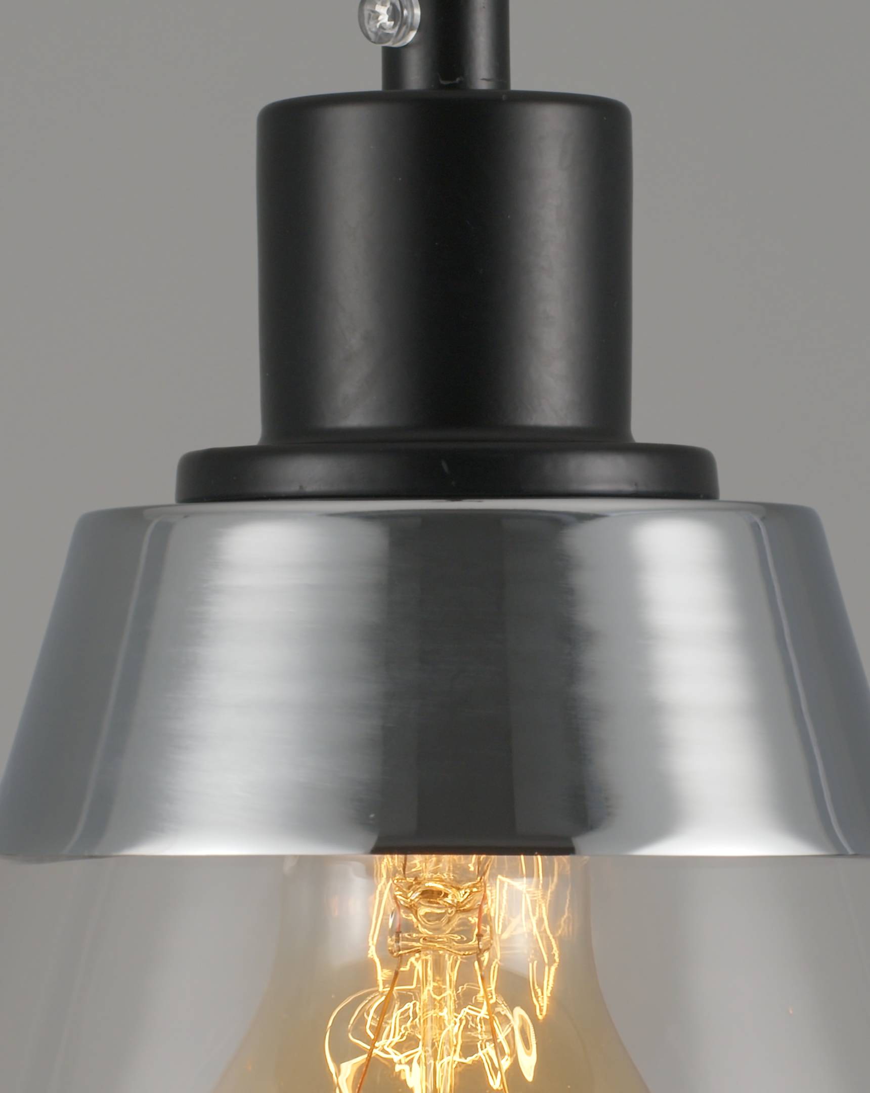 Подвесной светильник Moderli BRIZZI V2782-1P, цвет черный;прозрачный УТ000023952 - фото 4
