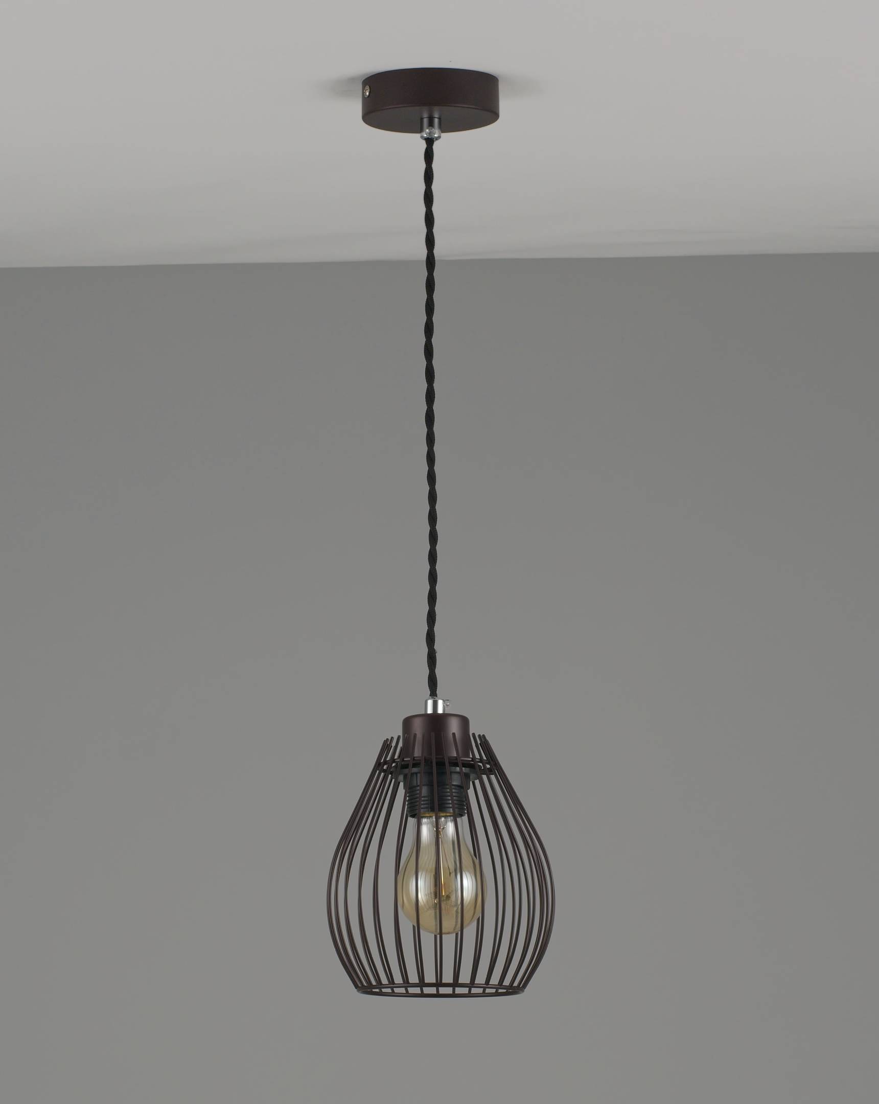 Подвесной светильник Moderli DIEGO V2790-1P, цвет коричневый УТ000023954 - фото 6