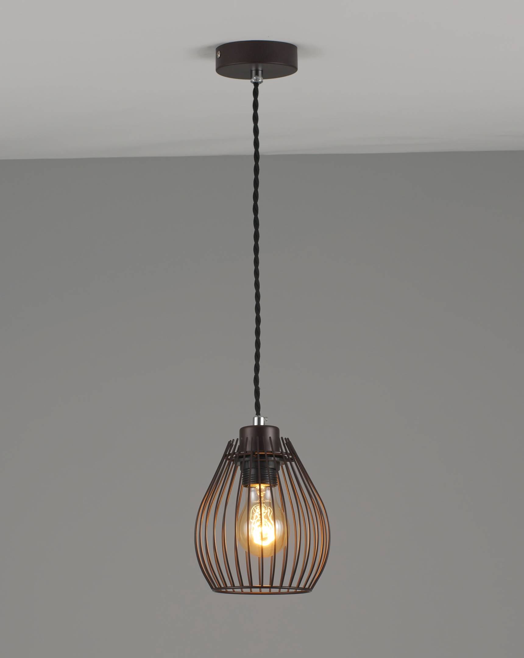 Подвесной светильник Moderli DIEGO V2790-1P, цвет коричневый УТ000023954 - фото 1