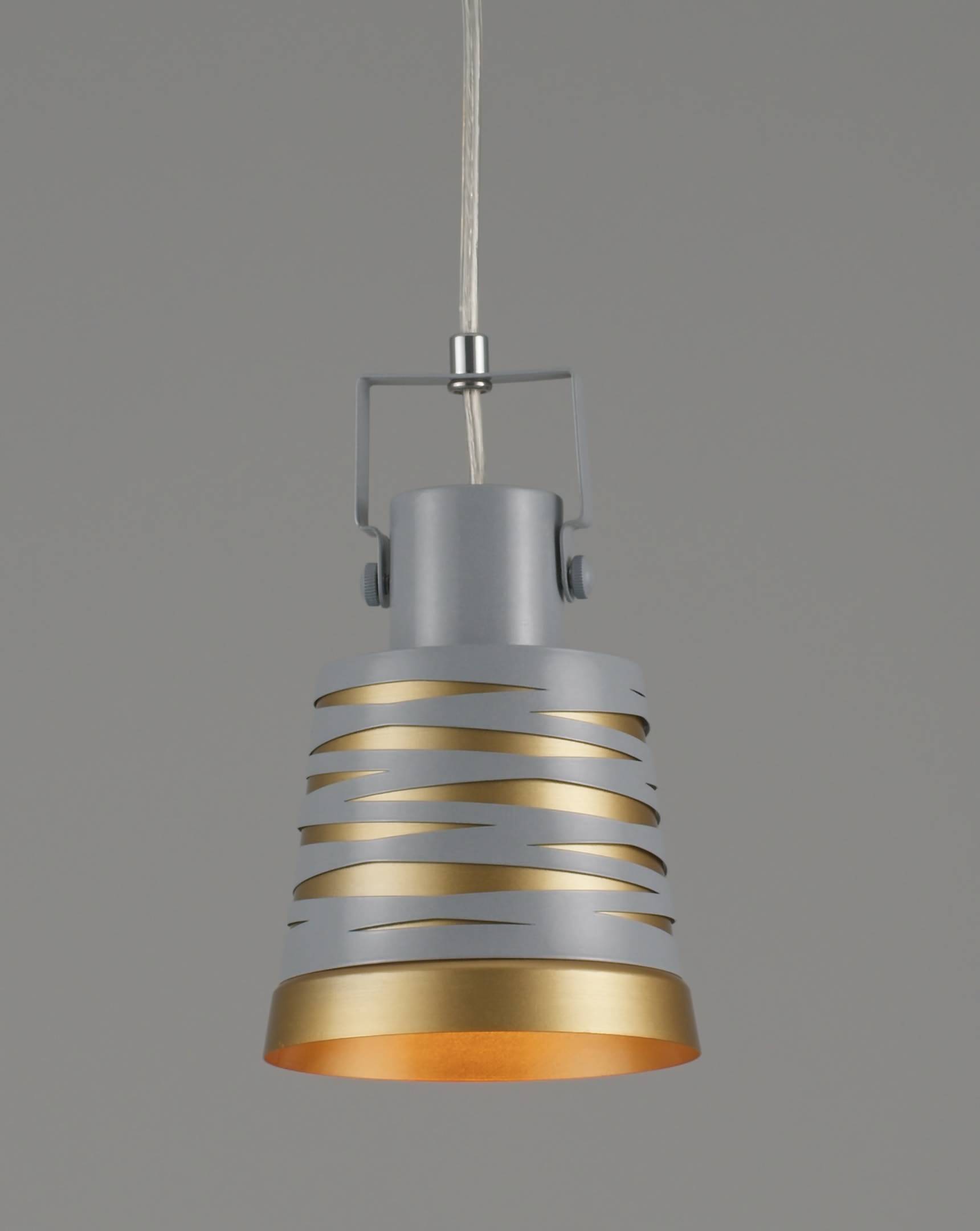Подвесной светильник Moderli EKATERINA V3020-1P, цвет серый;золотистый УТ000023992 - фото 3