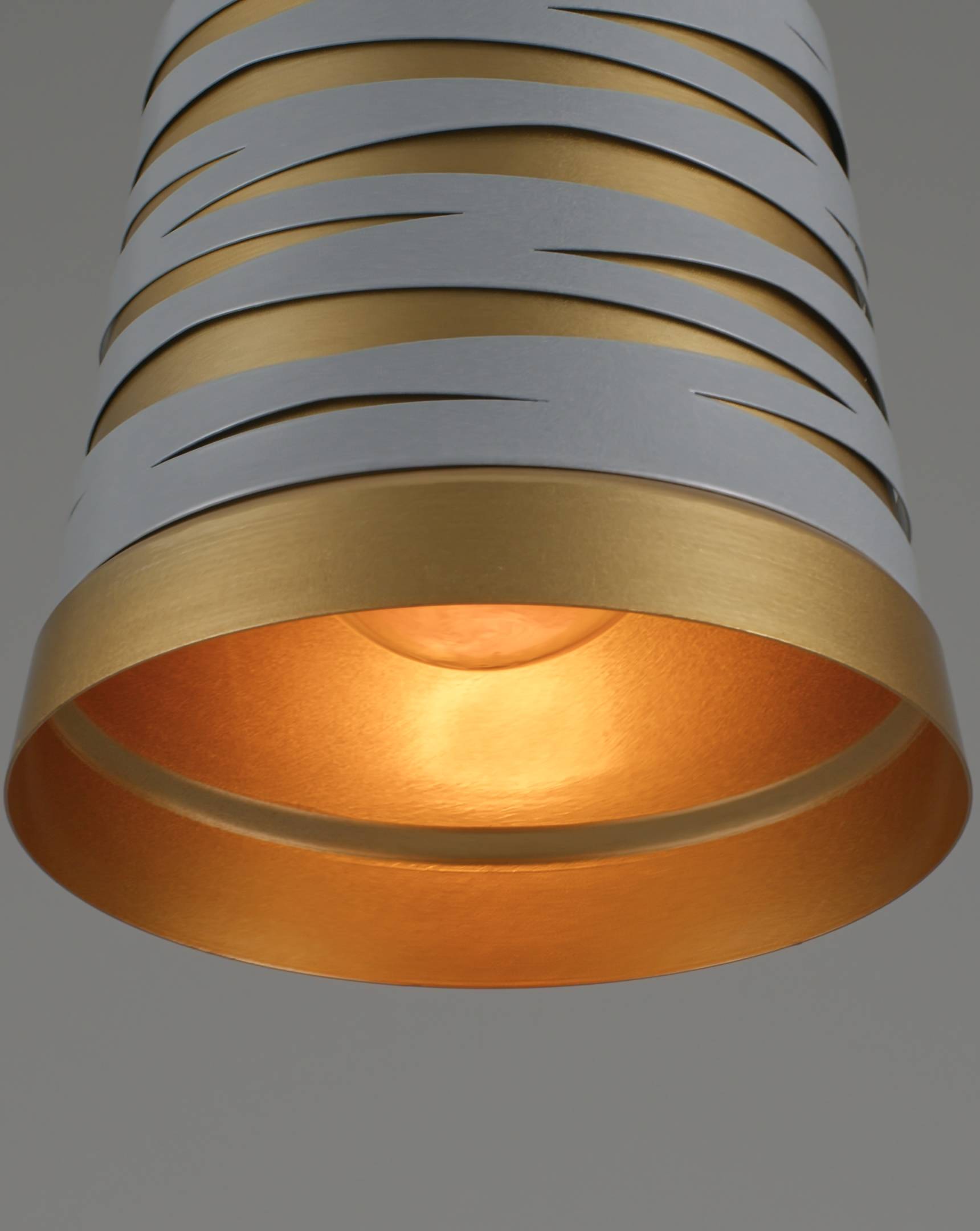 Подвесной светильник Moderli EKATERINA V3020-1P, цвет серый;золотистый УТ000023992 - фото 4