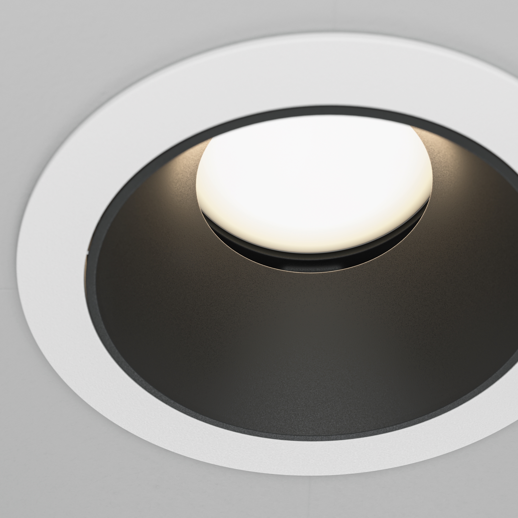 Встраиваемый светильник Maytoni SHARE DL051-U-1WB, цвет белый;черный - фото 2