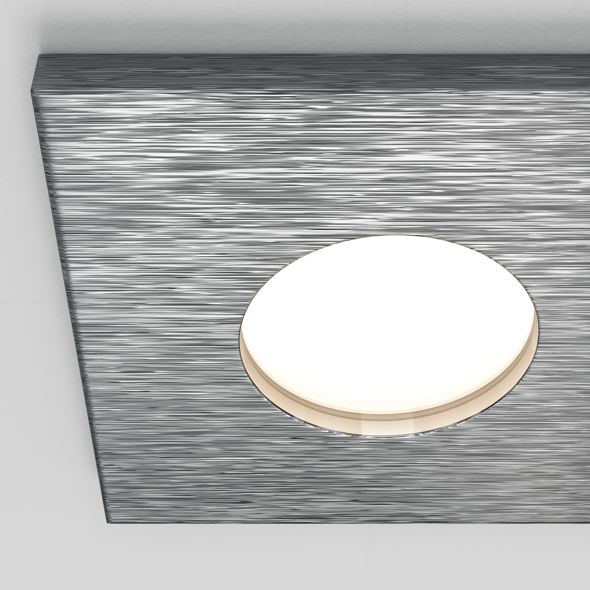 Точечный встраиваемый светильник Maytoni STARK DL083-01-GU10-SQ-S, цвет серебристый - фото 2