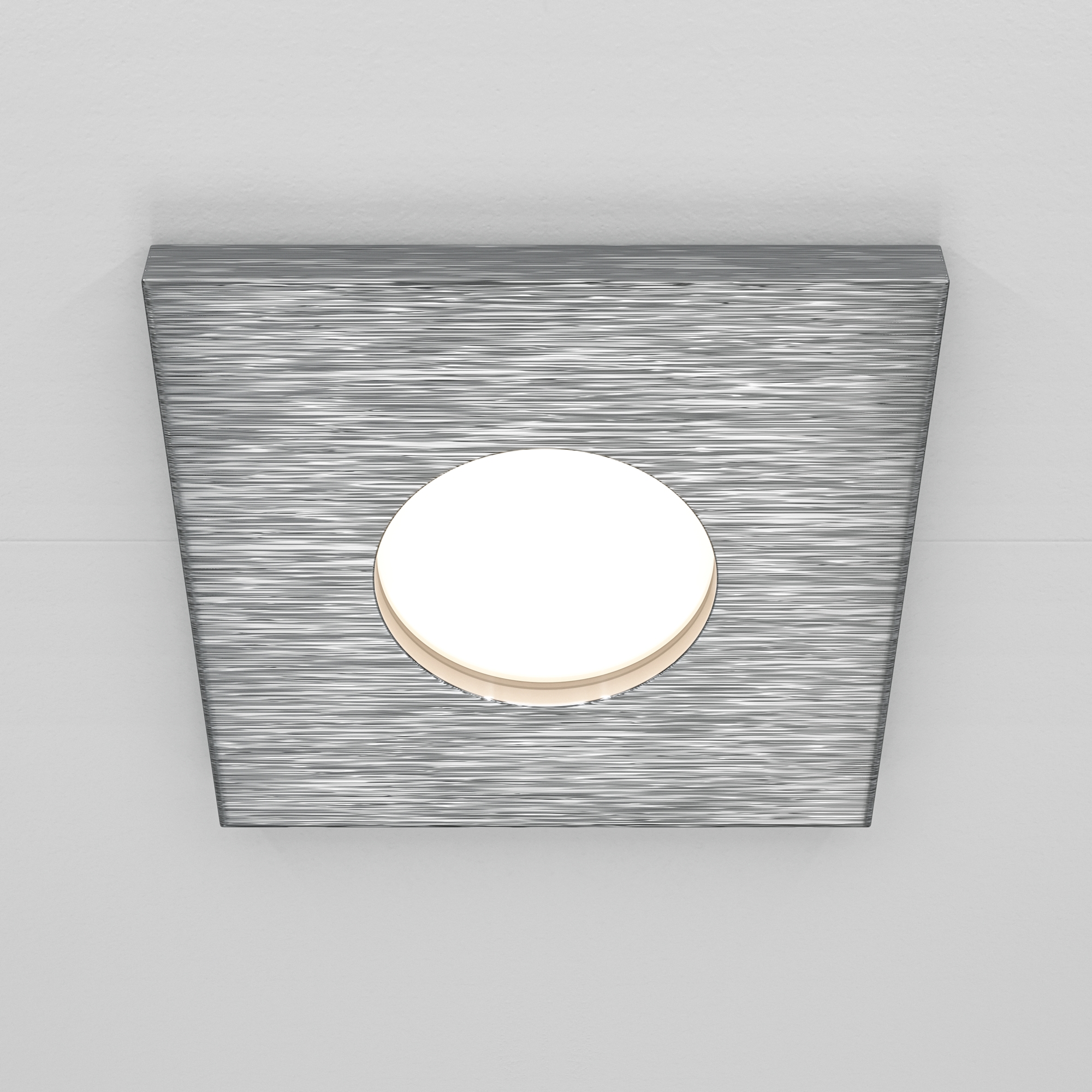 Точечный встраиваемый светильник Maytoni STARK DL083-01-GU10-SQ-S, цвет серебристый - фото 3