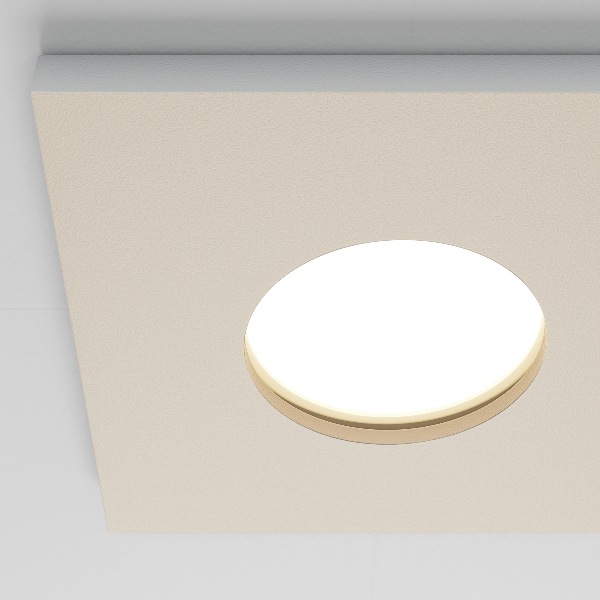 Точечный встраиваемый светильник Maytoni STARK DL083-01-GU10-SQ-W, цвет белый - фото 2