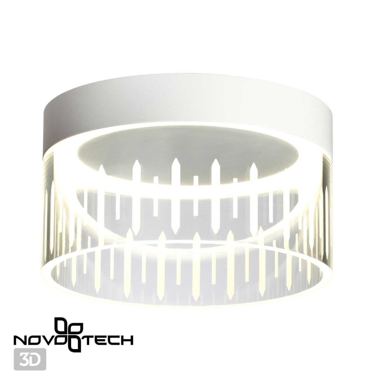 Точечный накладной светильник Novotech AURA 359003, цвет белый - фото 2