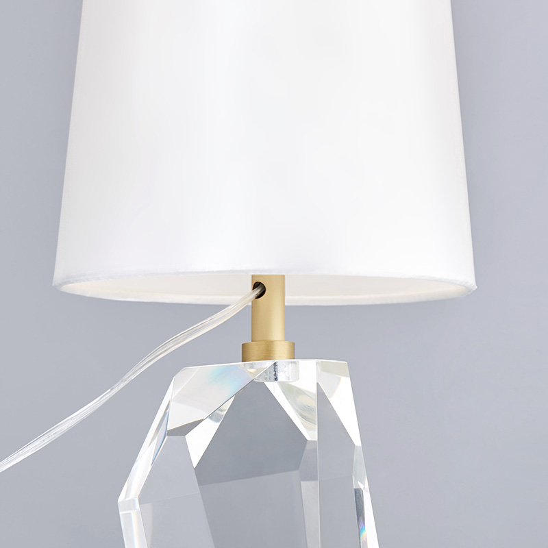 Декоративная настольная лампа Cloyd QUARTZ 30065, цвет латунь - фото 2