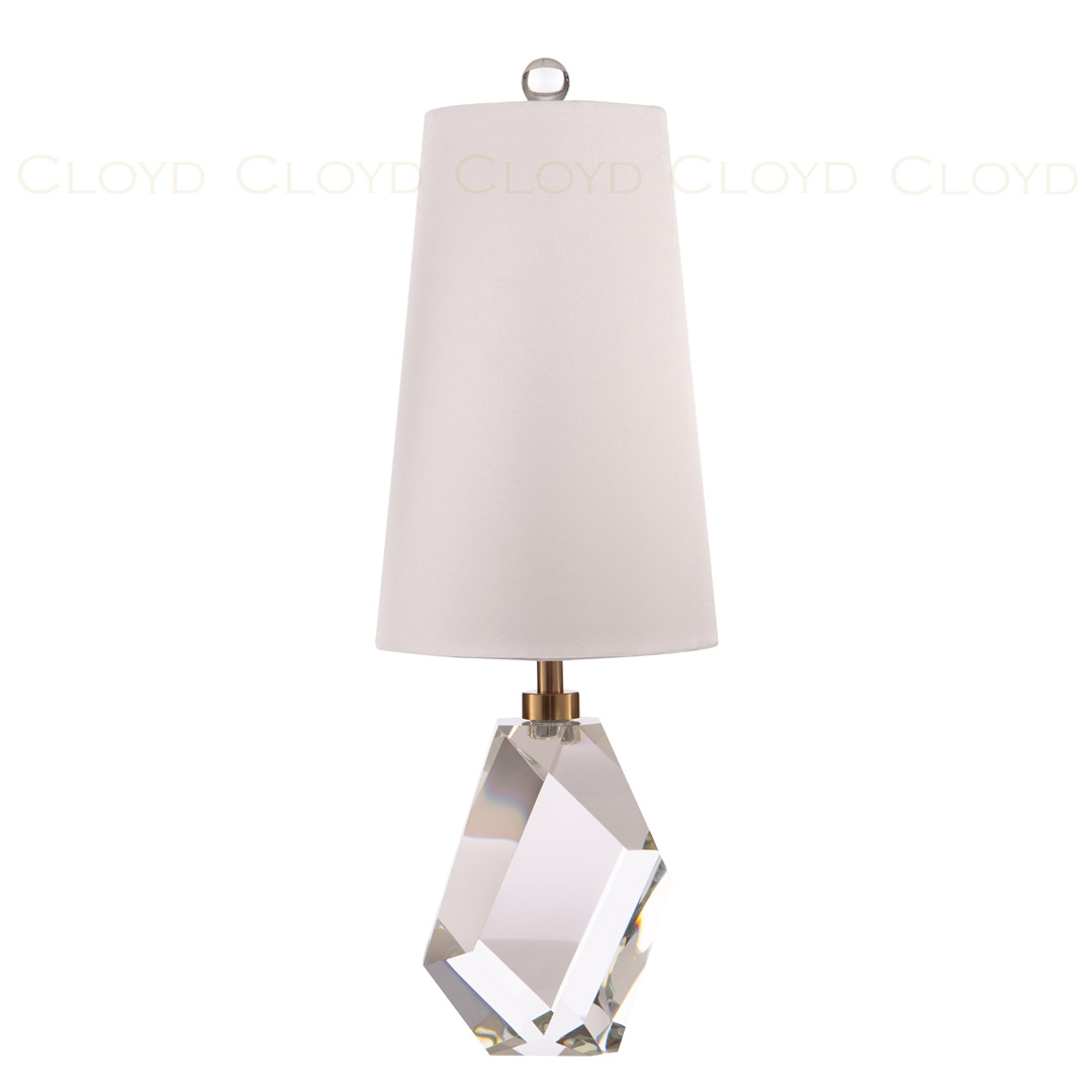 Декоративная настольная лампа Cloyd QUARTZ 30065, цвет латунь - фото 1