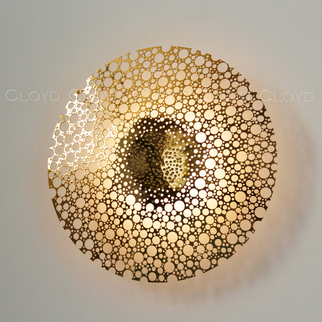 Настенный светильник Cloyd NABI 20120, цвет золотистый - фото 2