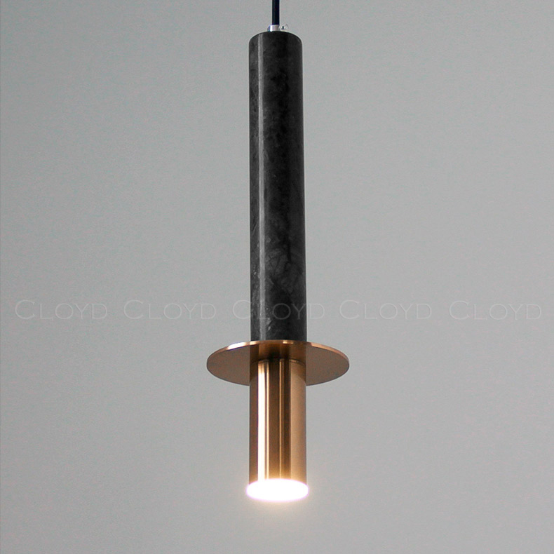 Подвесной светильник Cloyd CLARNET 10797, цвет латунь - фото 1
