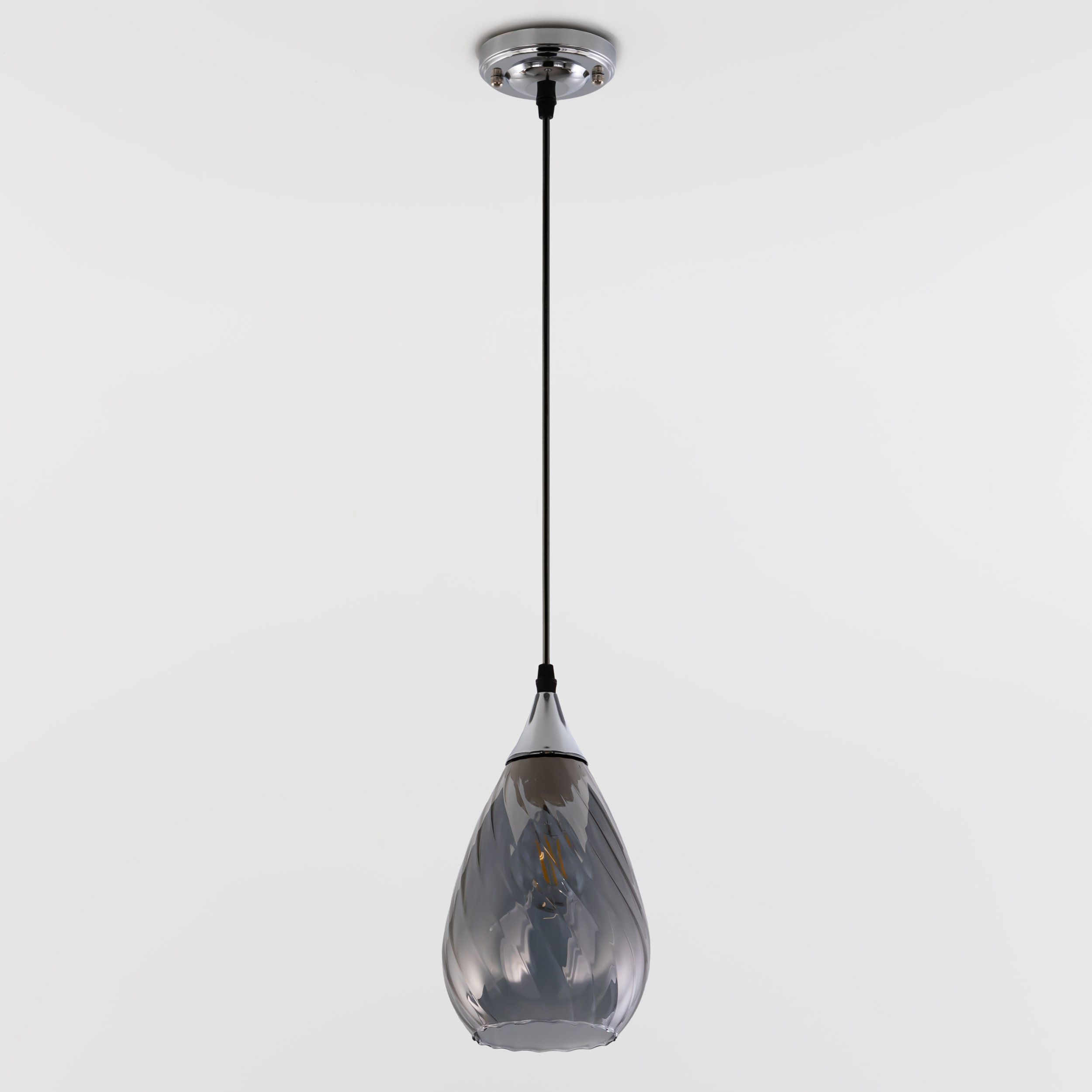 Подвесной светильник Rivoli LILY 9122-201, цвет серый 9122-201 Б0054873 - фото 1