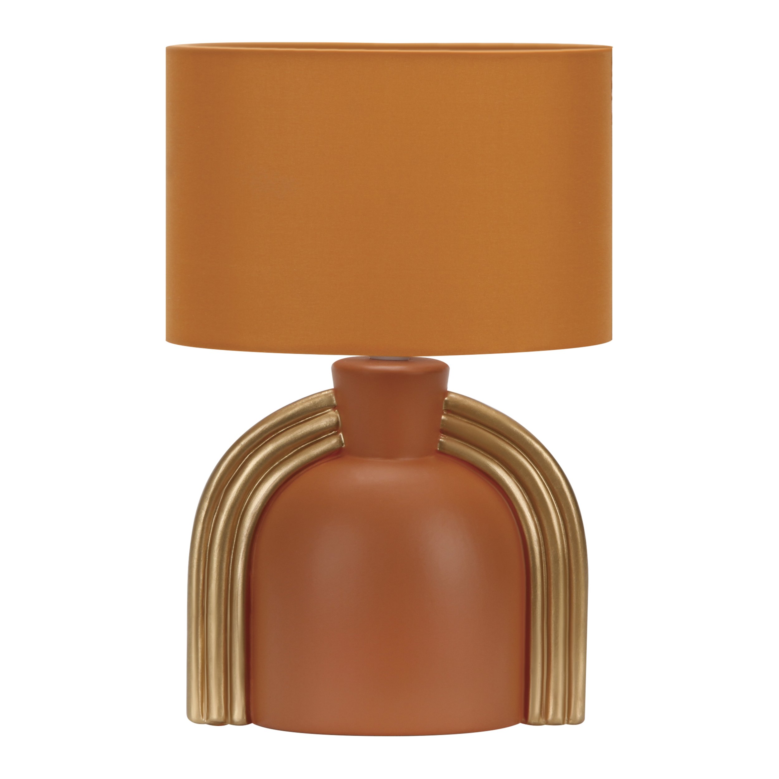 Декоративная настольная лампа Rivoli BELLA 7068-501, цвет оранжевый 7068-501 Б0057263 - фото 1