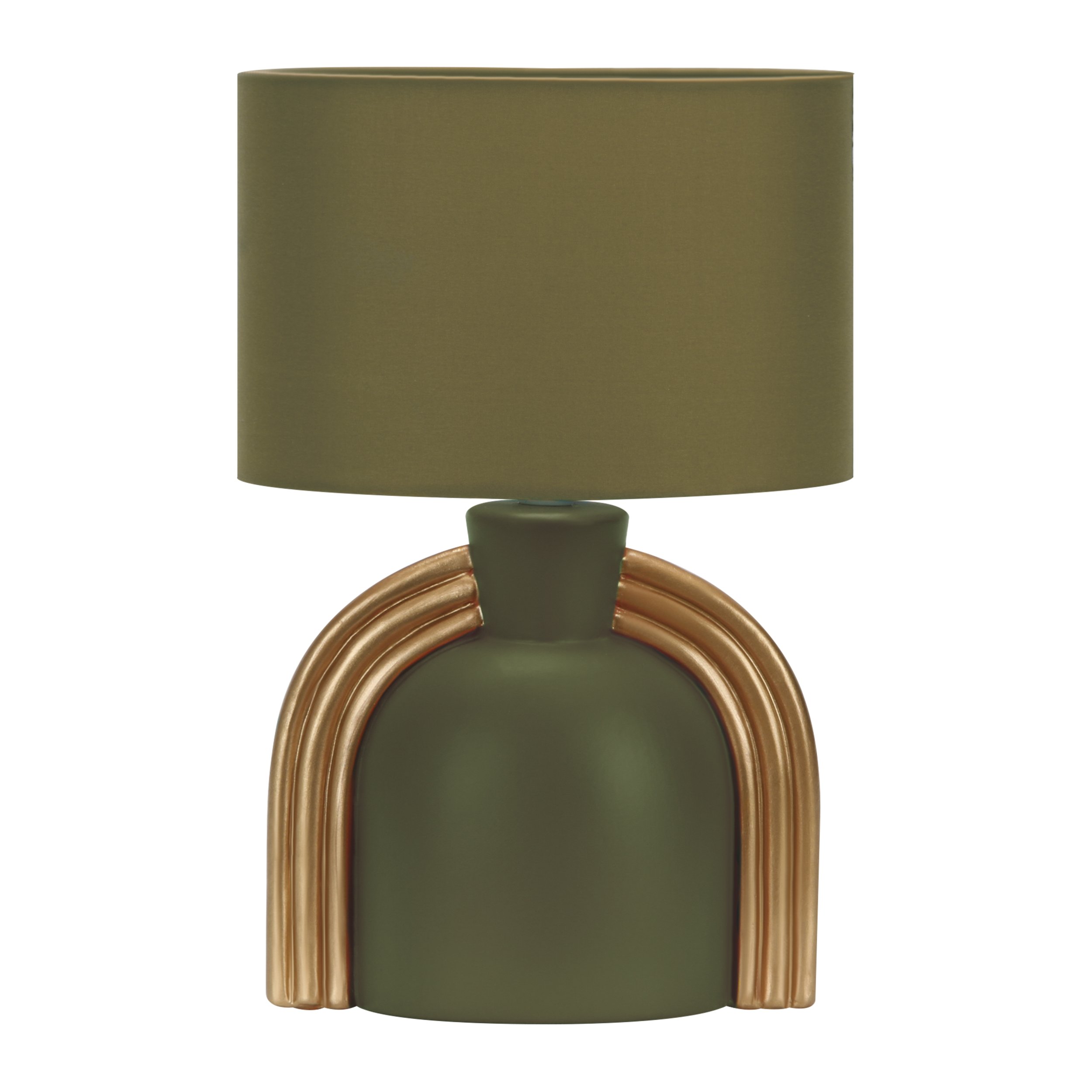 Декоративная настольная лампа Rivoli BELLA 7068-502, цвет зеленый 7068-502 Б0057264 - фото 1