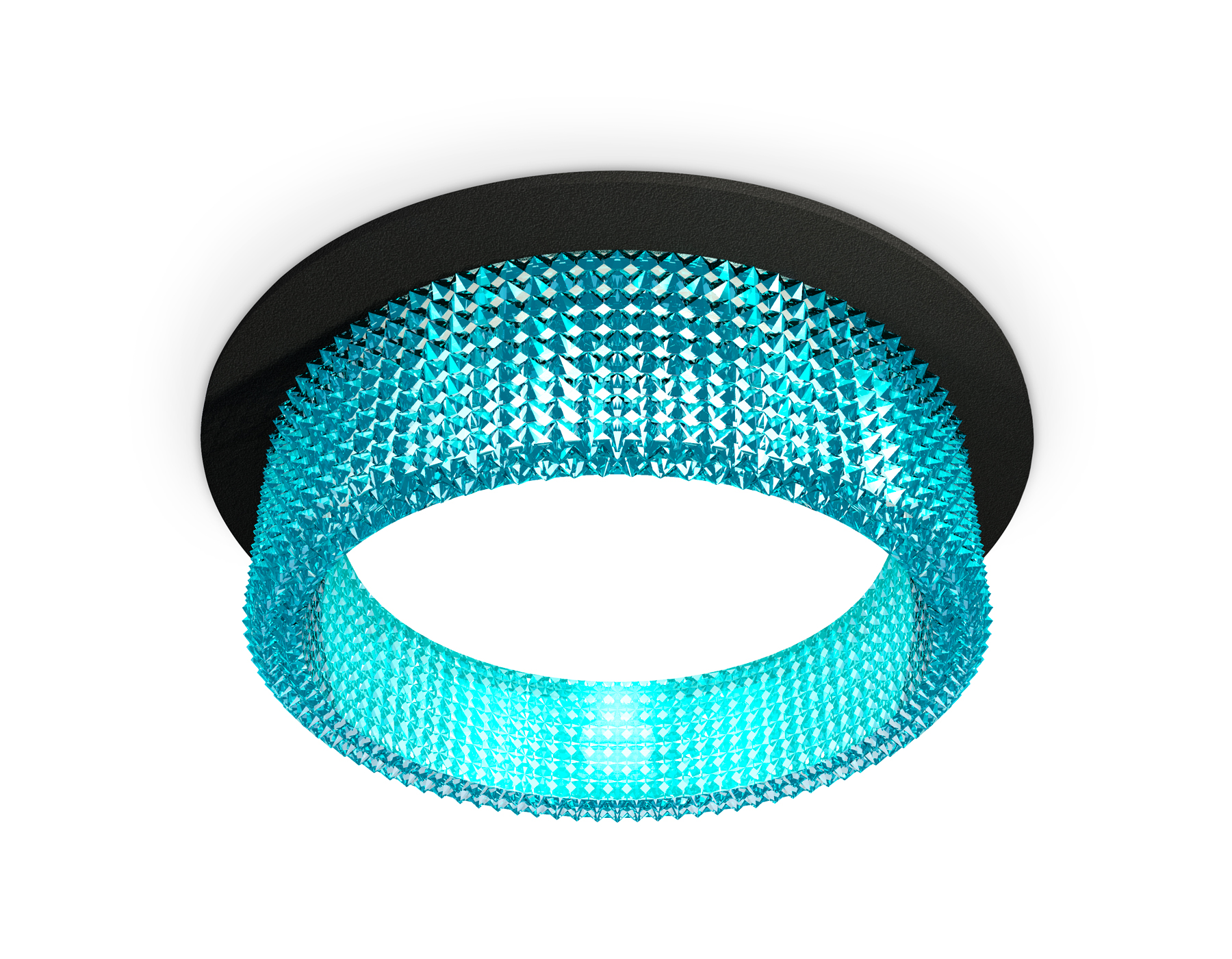 Точечный встраиваемый светильник Ambrella light TECHNO XC8051033, цвет голубой - фото 1