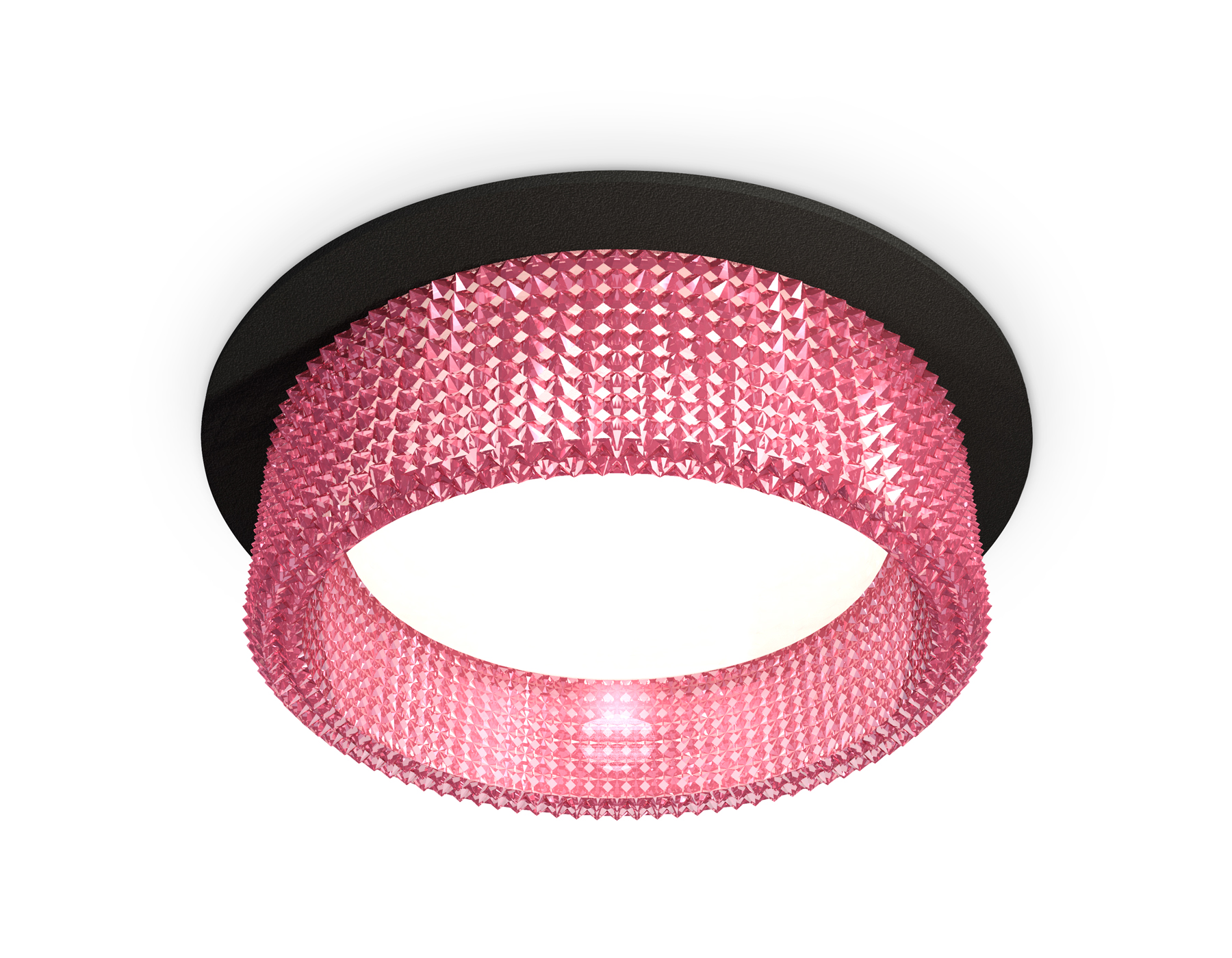 Точечный встраиваемый светильник Ambrella light TECHNO XC8051032, цвет розовый - фото 1