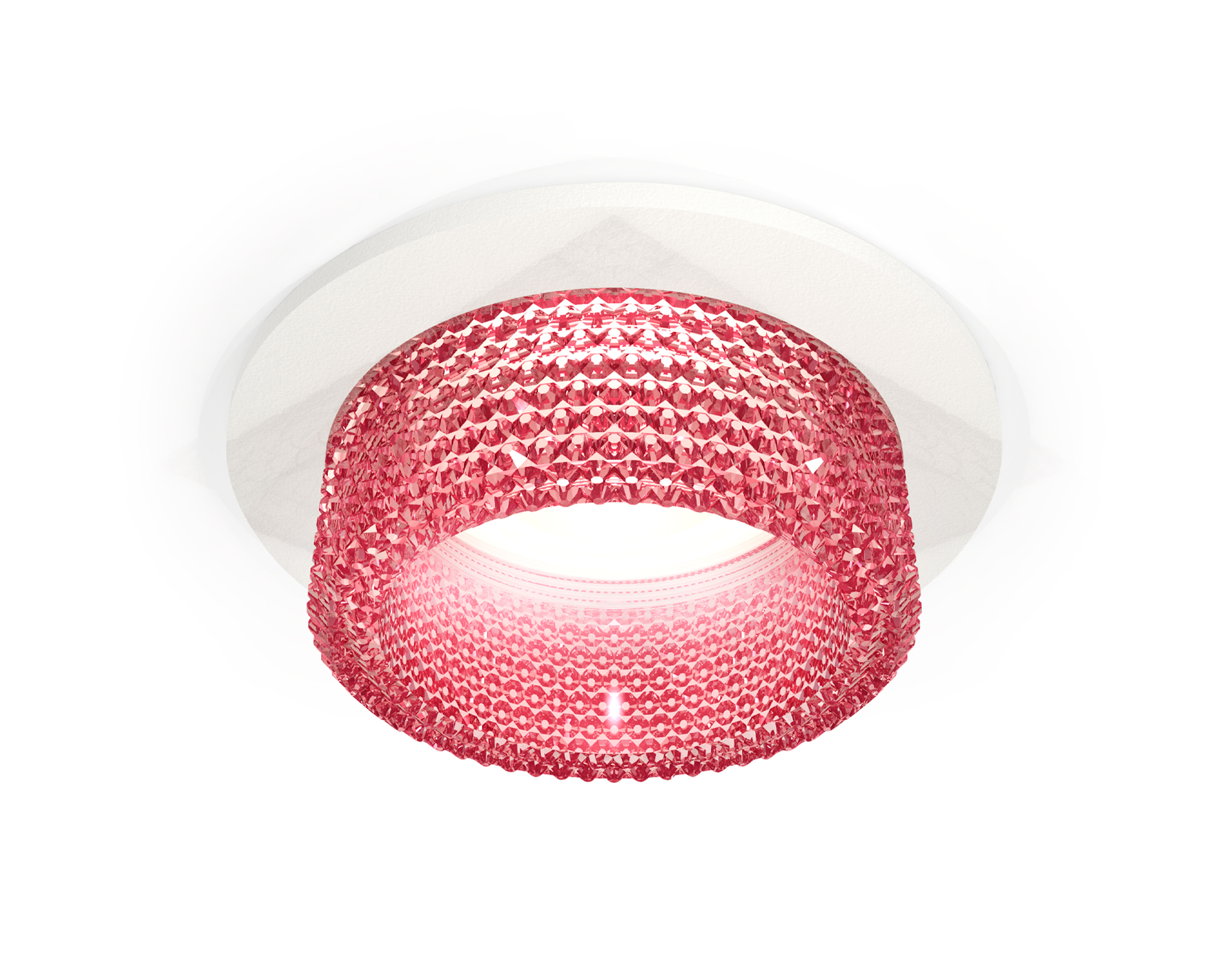 Точечный встраиваемый светильник Ambrella light TECHNO XC6512042, цвет розовый - фото 1