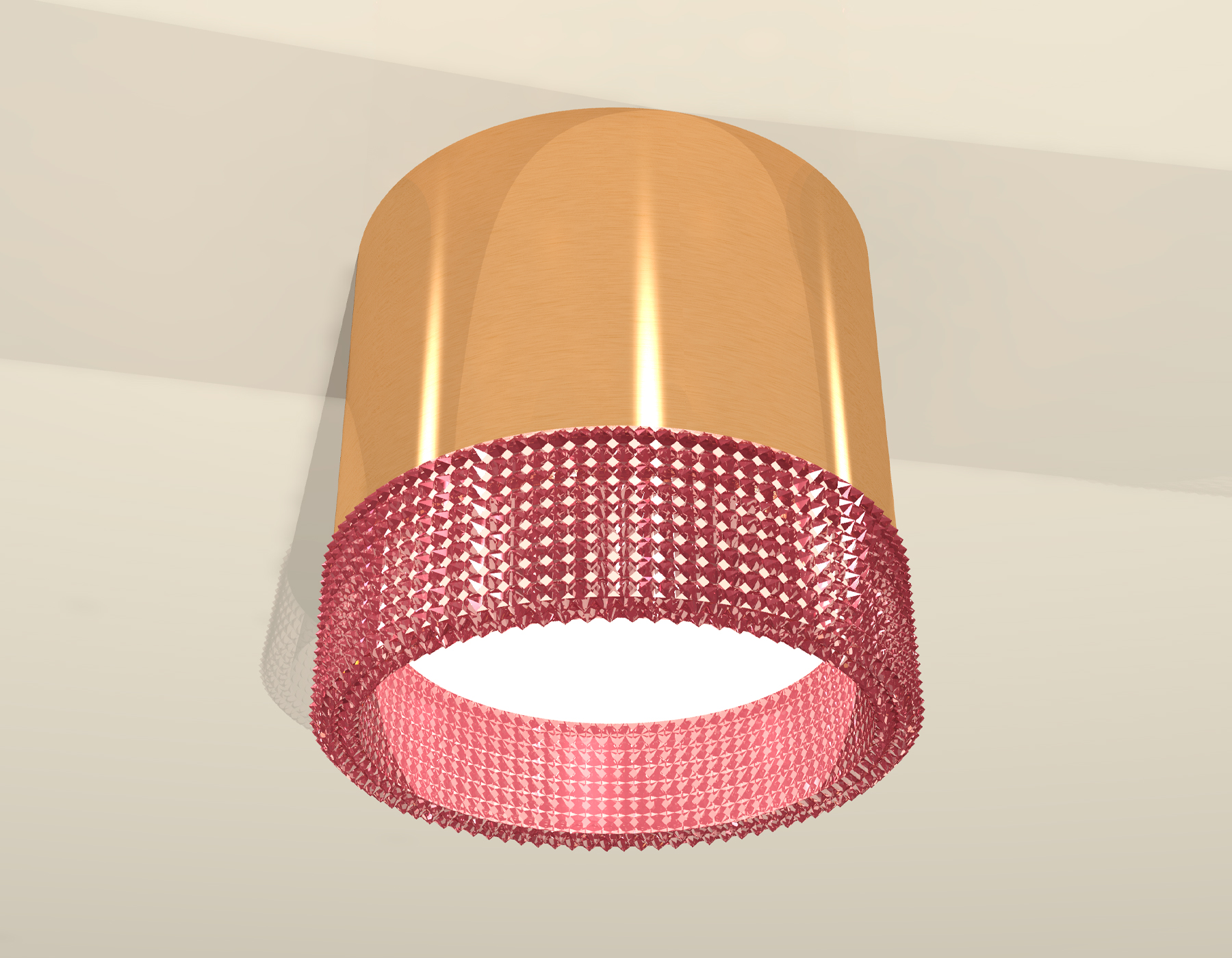 Точечный накладной светильник Ambrella light TECHNO XS8121022, цвет розовый - фото 3