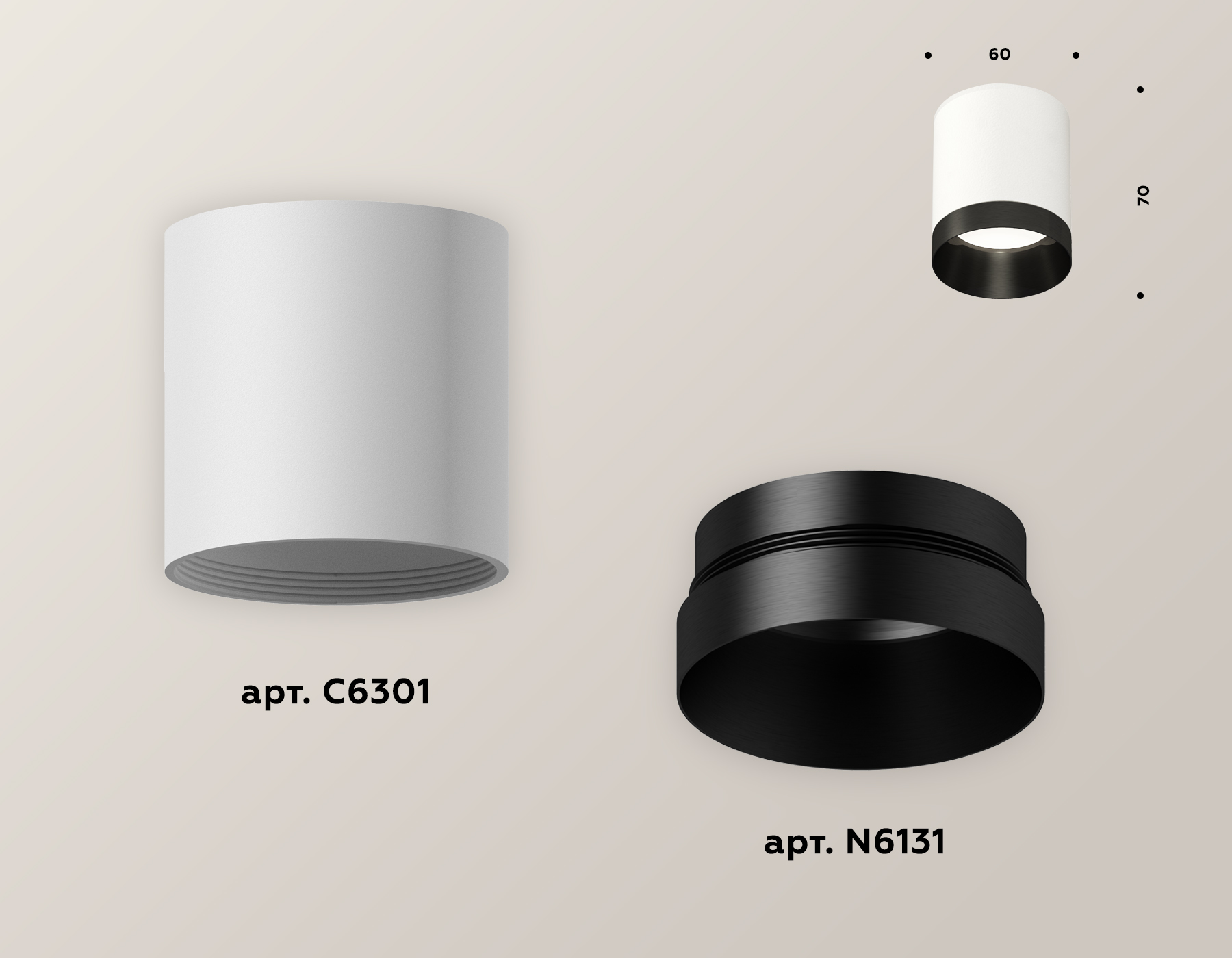 Точечный накладной светильник Ambrella light TECHNO XS6301021, цвет черный - фото 2