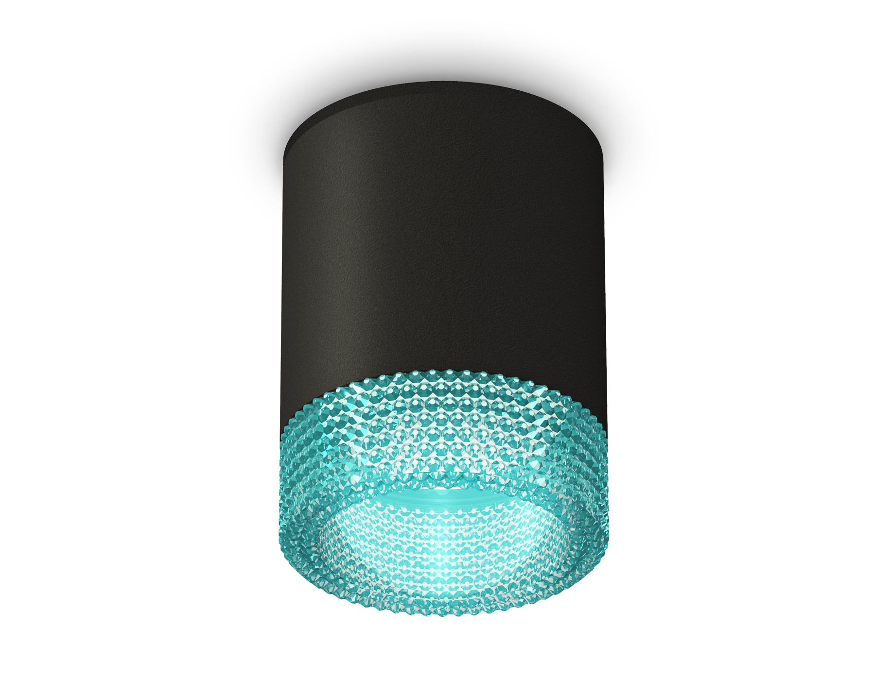 Точечный накладной светильник Ambrella light TECHNO XS6302043, цвет голубой - фото 1