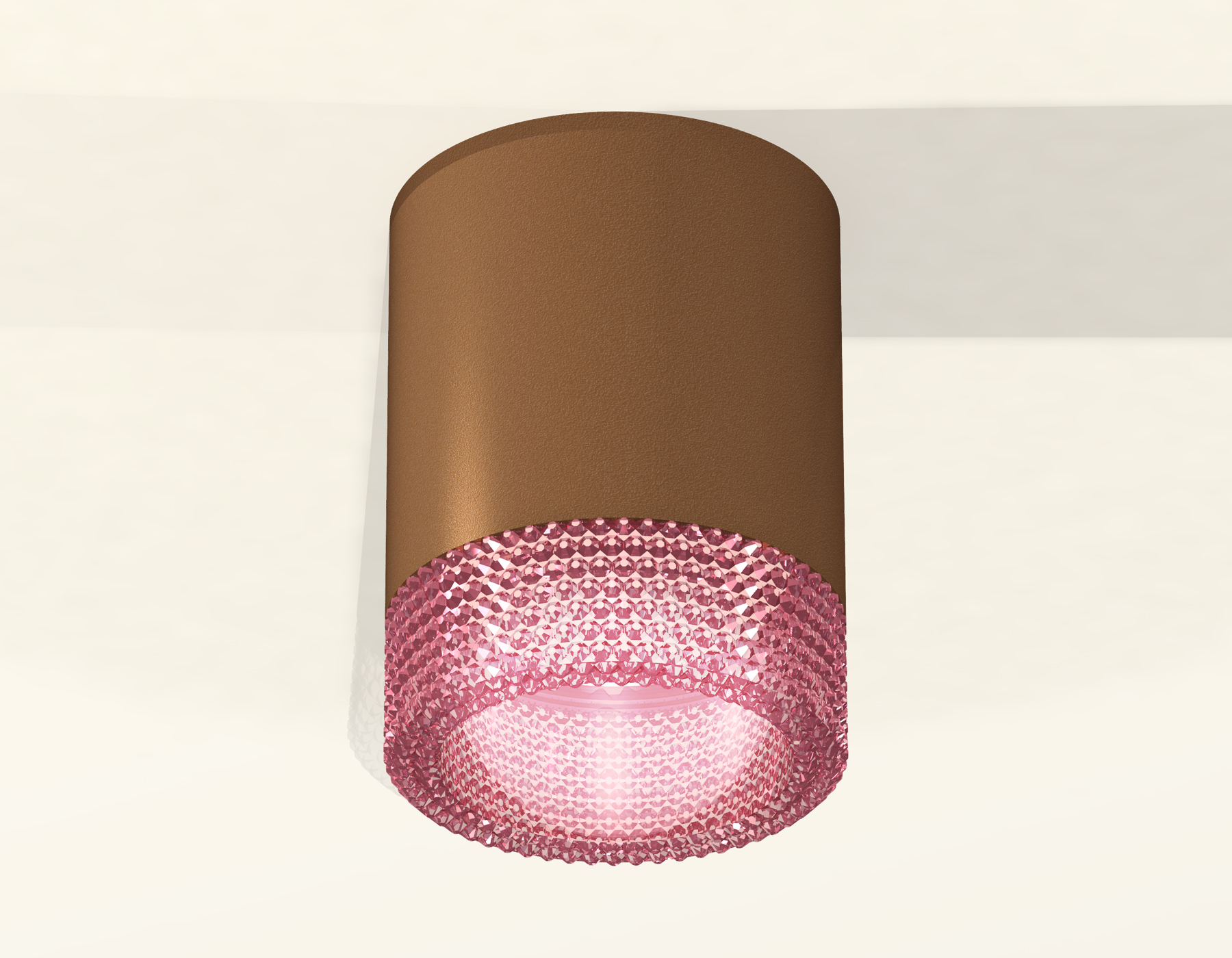 Точечный накладной светильник Ambrella light TECHNO XS6304021, цвет розовый - фото 3