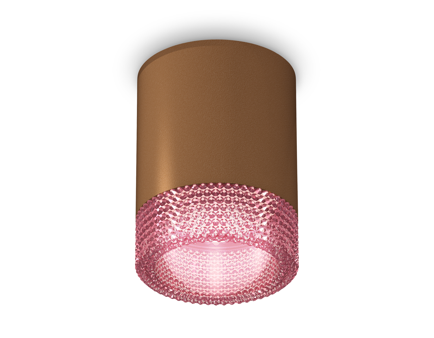 Точечный накладной светильник Ambrella light TECHNO XS6304021, цвет розовый - фото 1