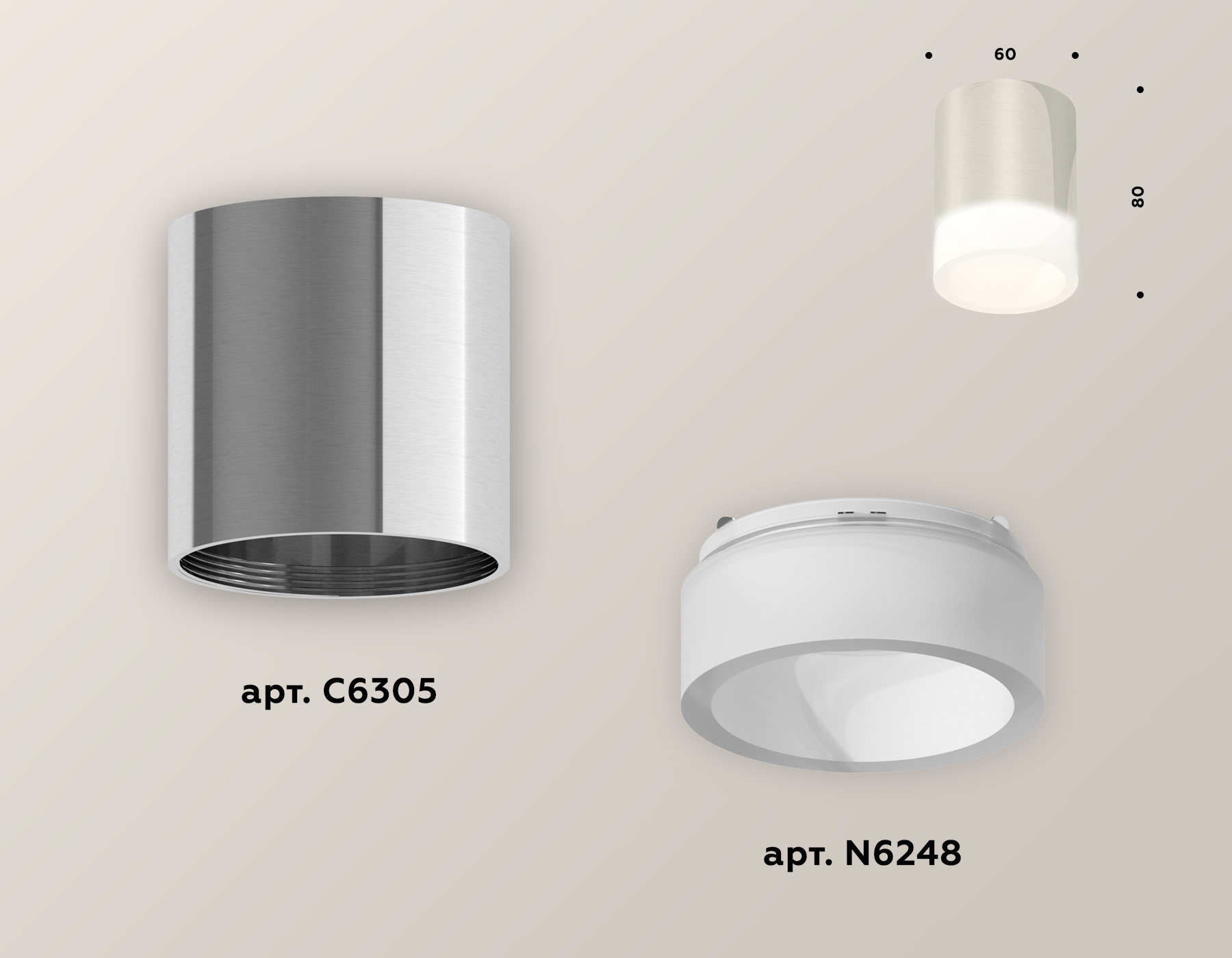 Точечный накладной светильник Ambrella light TECHNO XS6305021, цвет белый - фото 2