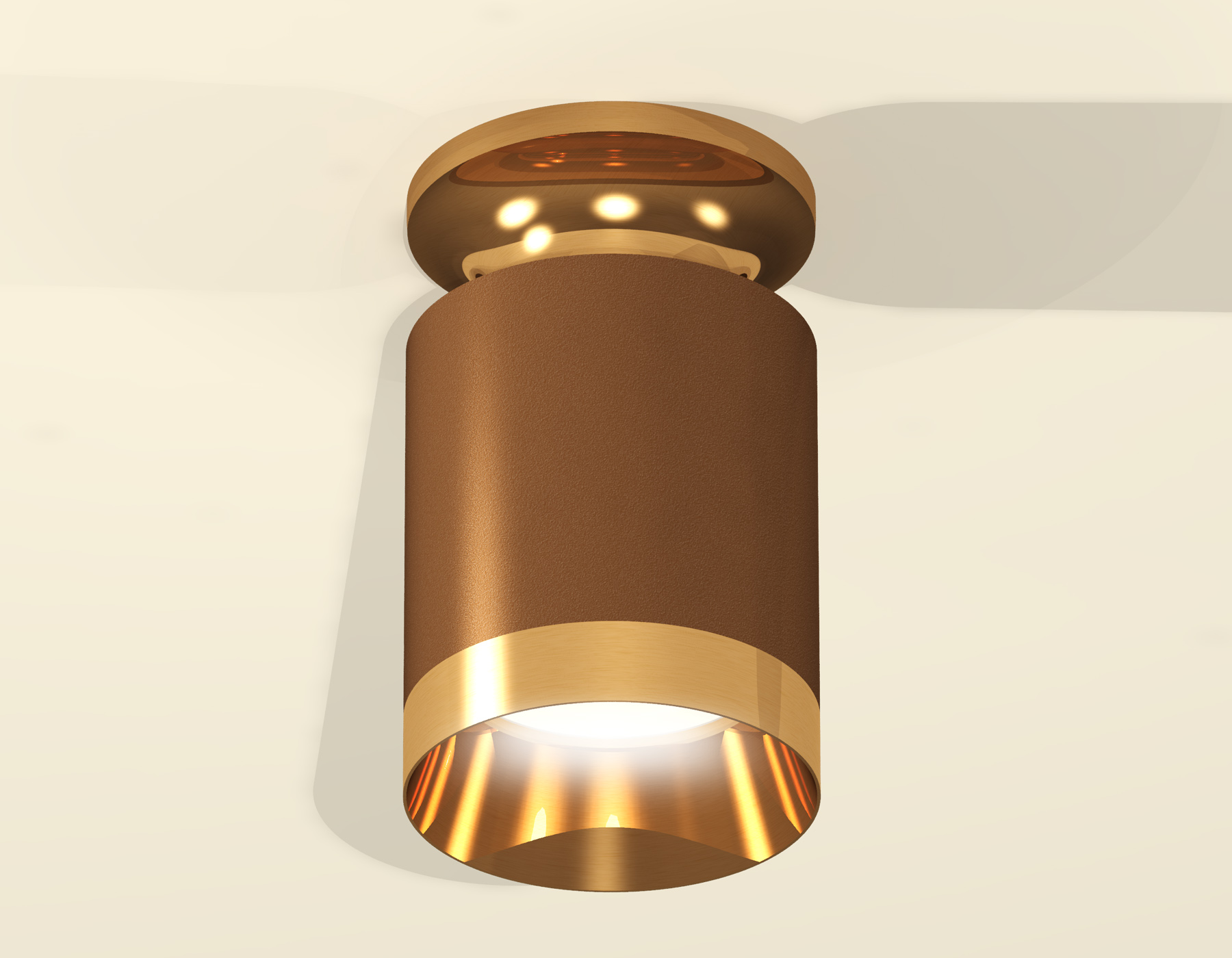 Точечный накладной светильник Ambrella light TECHNO XS6304130, цвет золотистый - фото 3