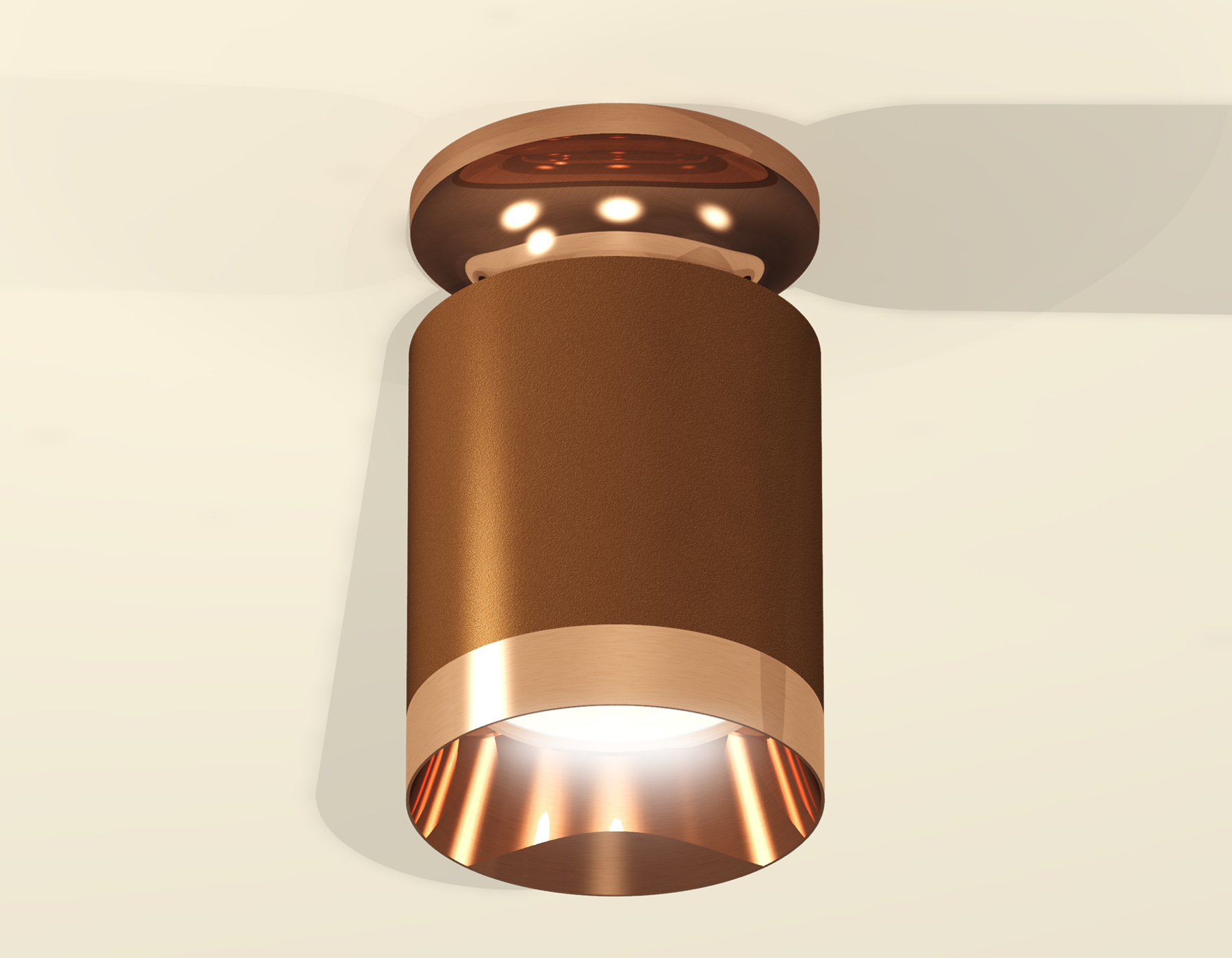 Точечный накладной светильник Ambrella light TECHNO XS6304150, цвет золотистый - фото 2