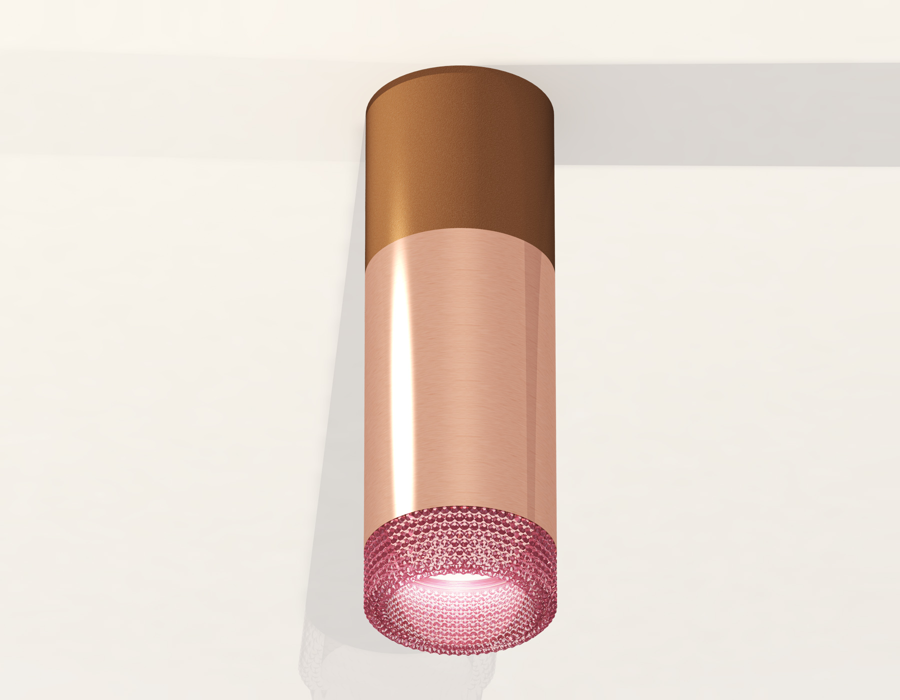 Точечный накладной светильник Ambrella light TECHNO XS6326061, цвет розовый - фото 3