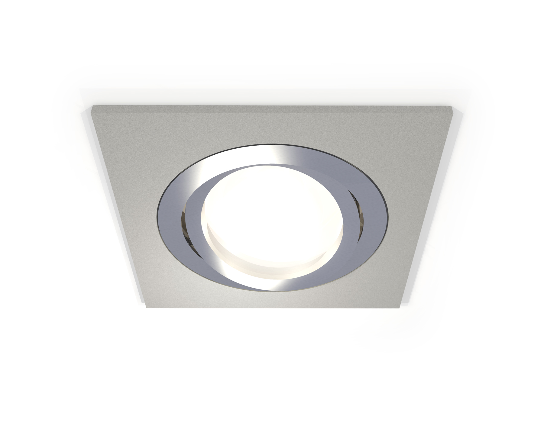 Точечный встраиваемый светильник Ambrella light TECHNO XC7633082, цвет серебристый - фото 1