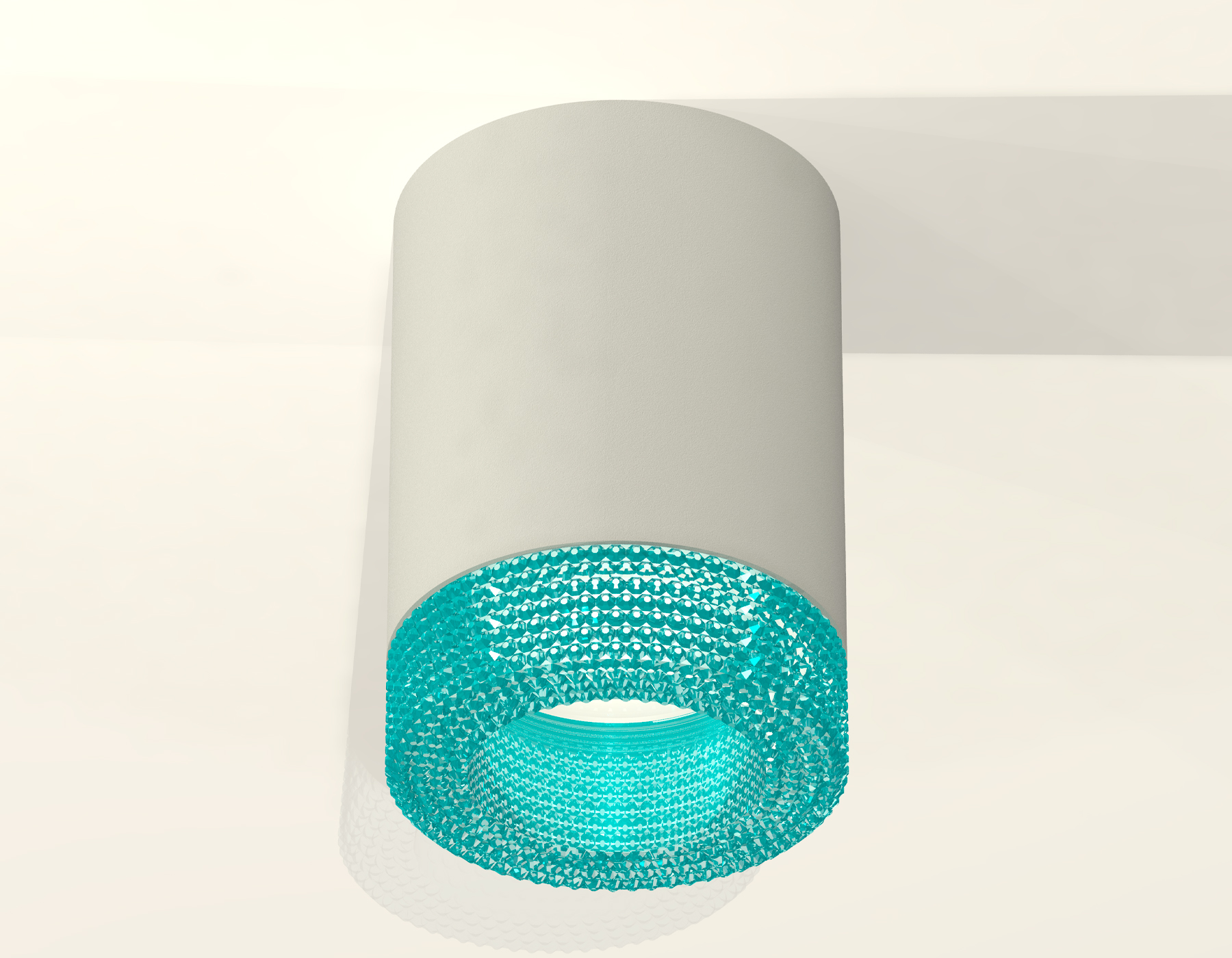 Точечный накладной светильник Ambrella light TECHNO XS7423004, цвет голубой - фото 2