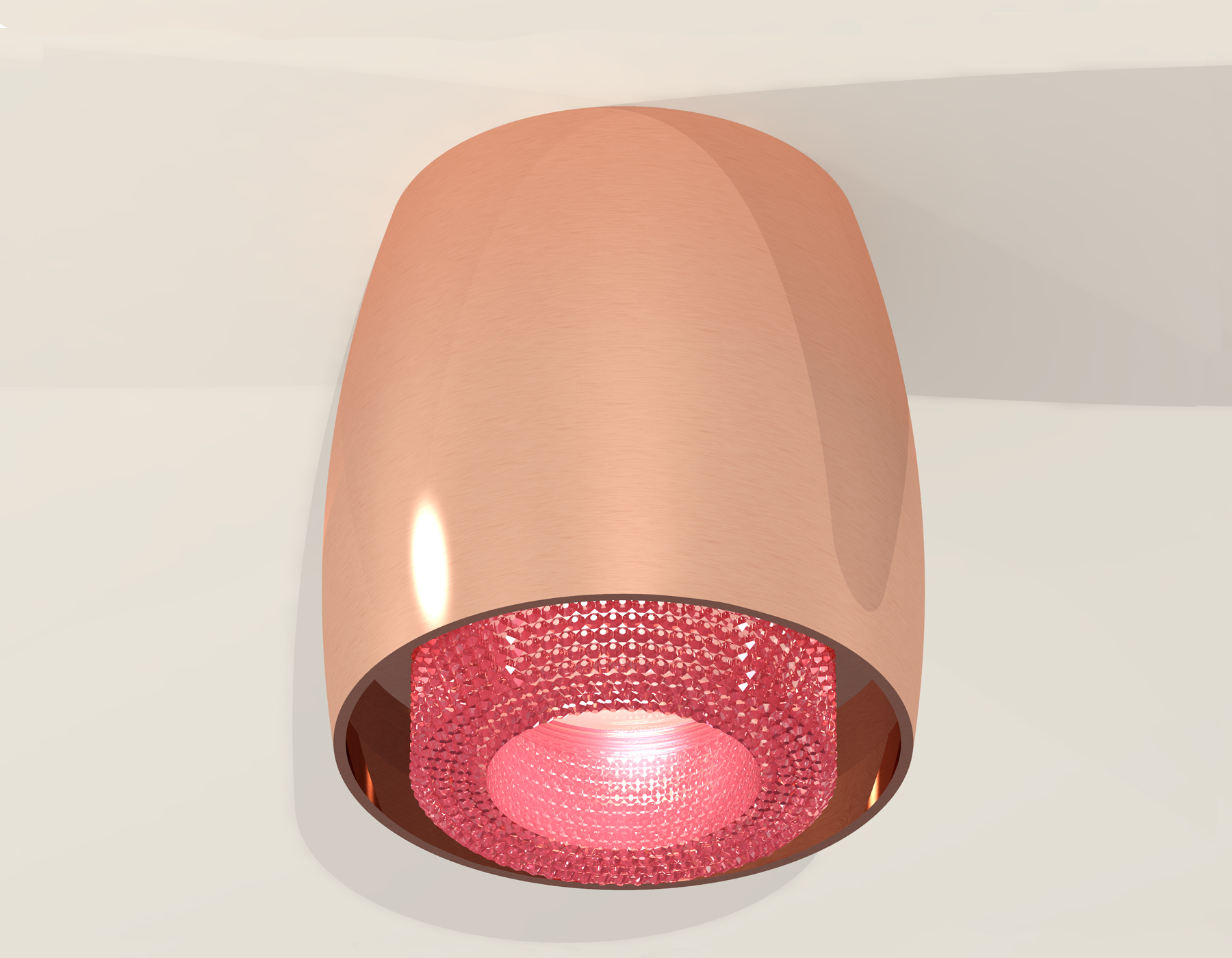 Точечный накладной светильник Ambrella light TECHNO XS1144011, цвет розовый - фото 3