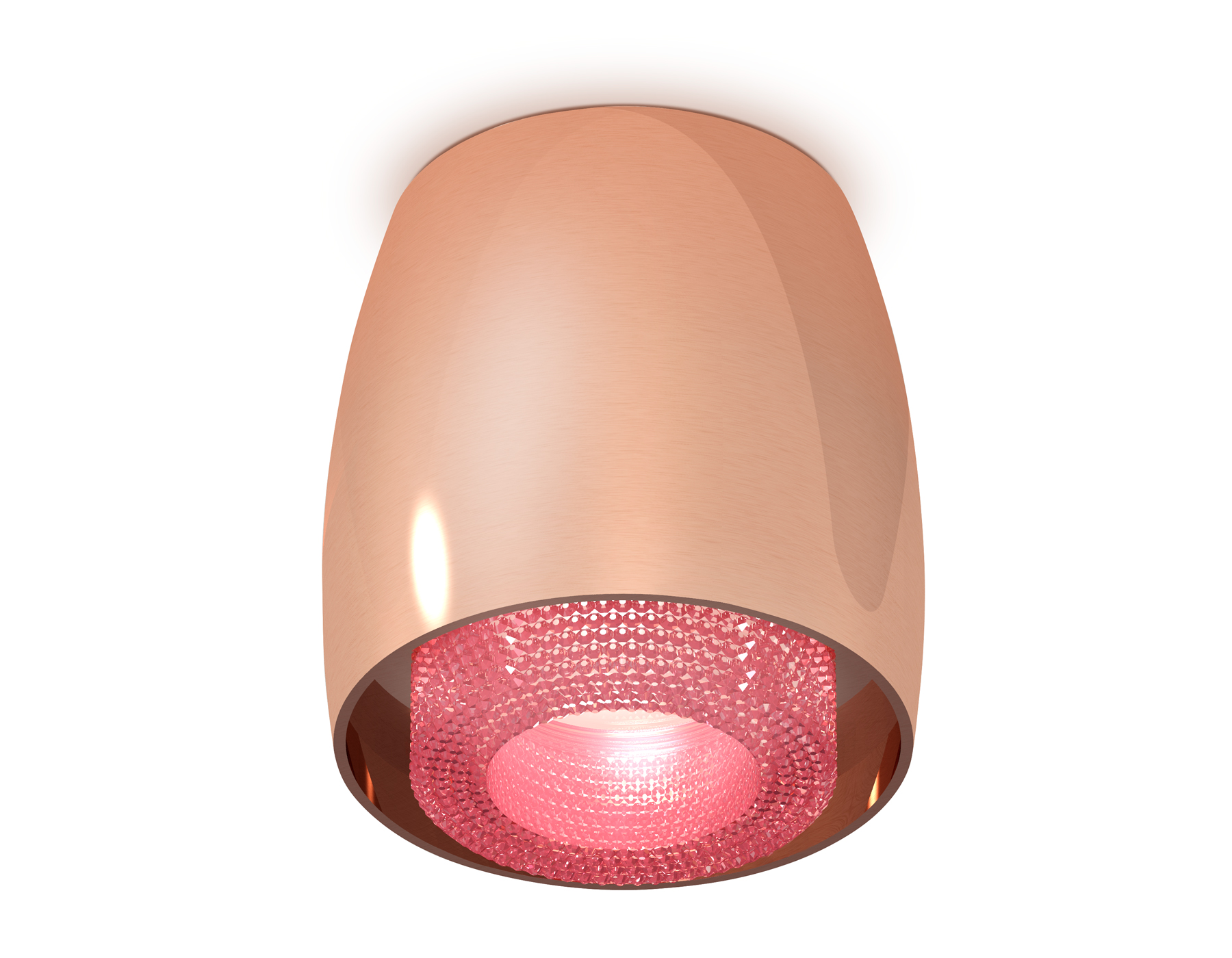 Точечный накладной светильник Ambrella light TECHNO XS1144011, цвет розовый - фото 1
