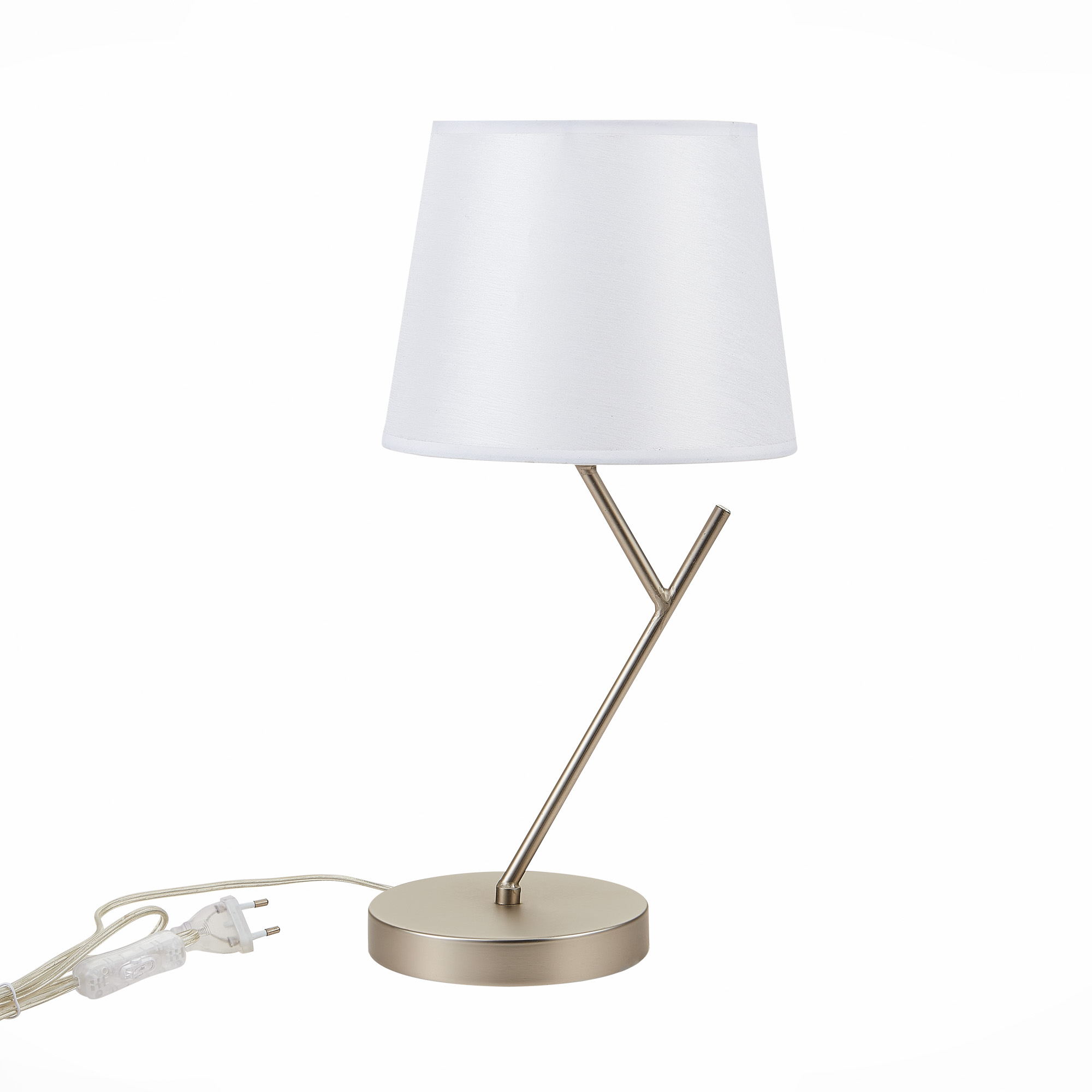 Декоративная настольная лампа Evoluce DENICE SLE300104-01, цвет белый - фото 1