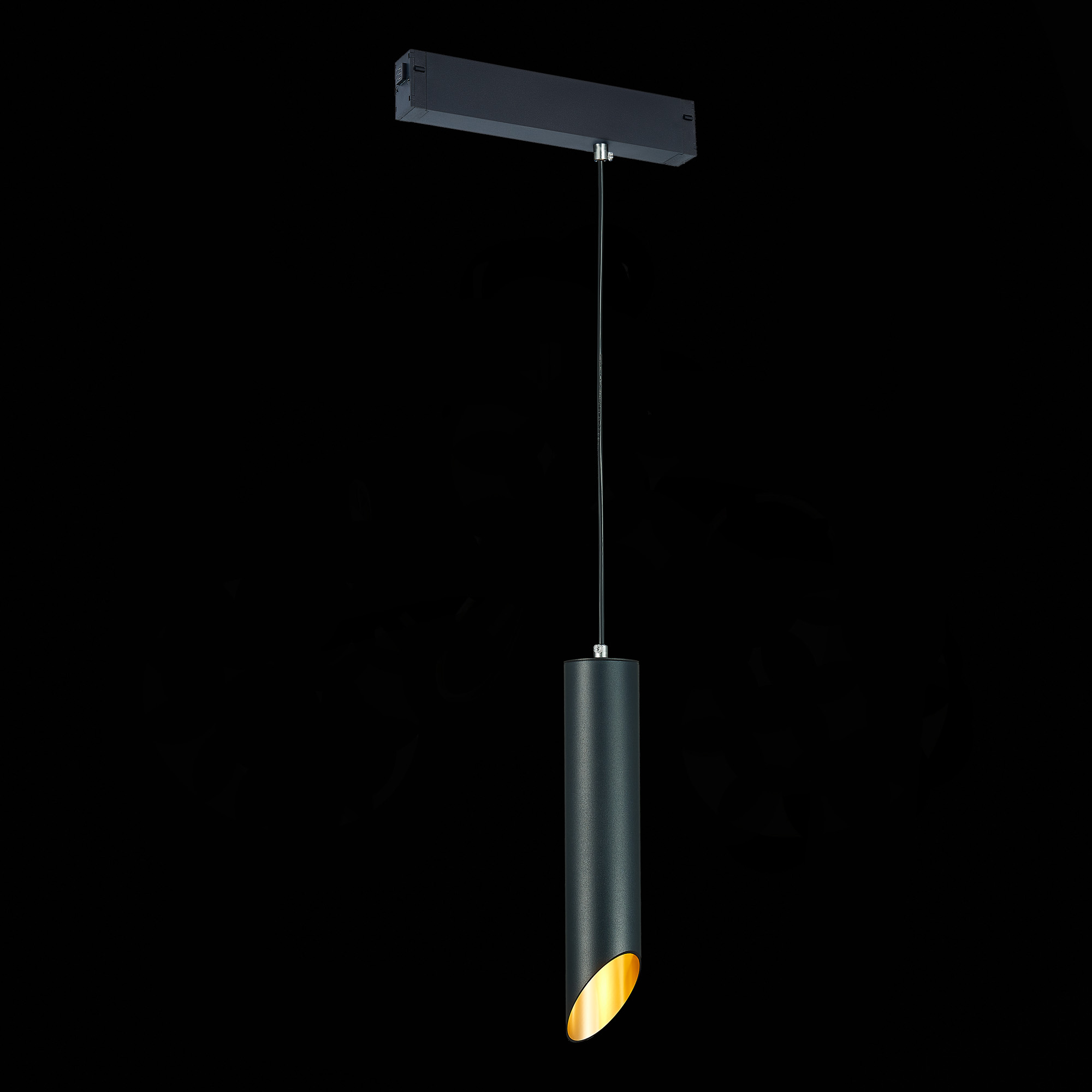 Трековый светильник St Luce SKYLINE 220 ST508.403.01, цвет черный;золотистый - фото 2