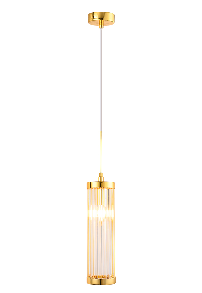 Подвесной светильник Crystal Lux TADEO SP1 D100 GOLD/TRANSPARENTE, цвет прозрачный - фото 2