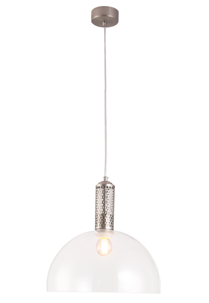 Подвесной светильник Crystal Lux ANGELINA SP1 NICKEL, цвет прозрачный - фото 2