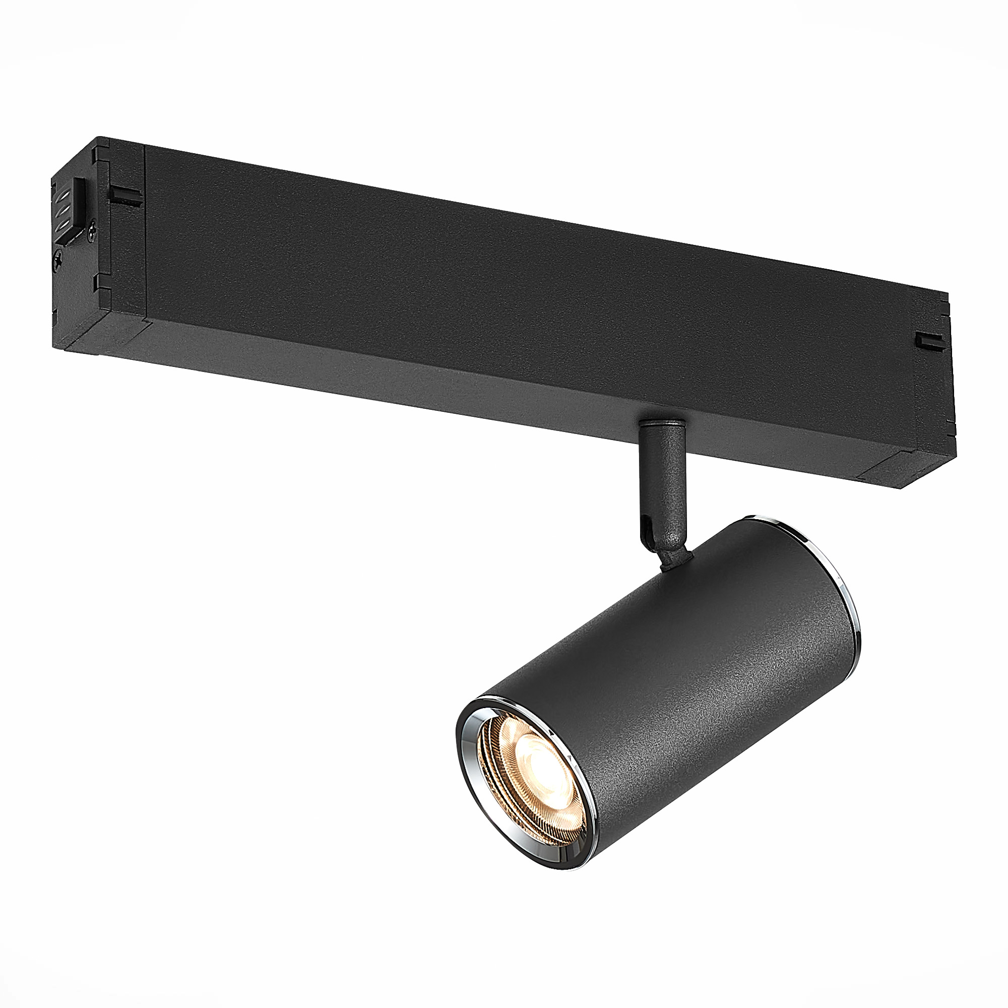 Трековый светильник ST Luce ST504 ST504.406.01, цвет хром;черный - фото 1