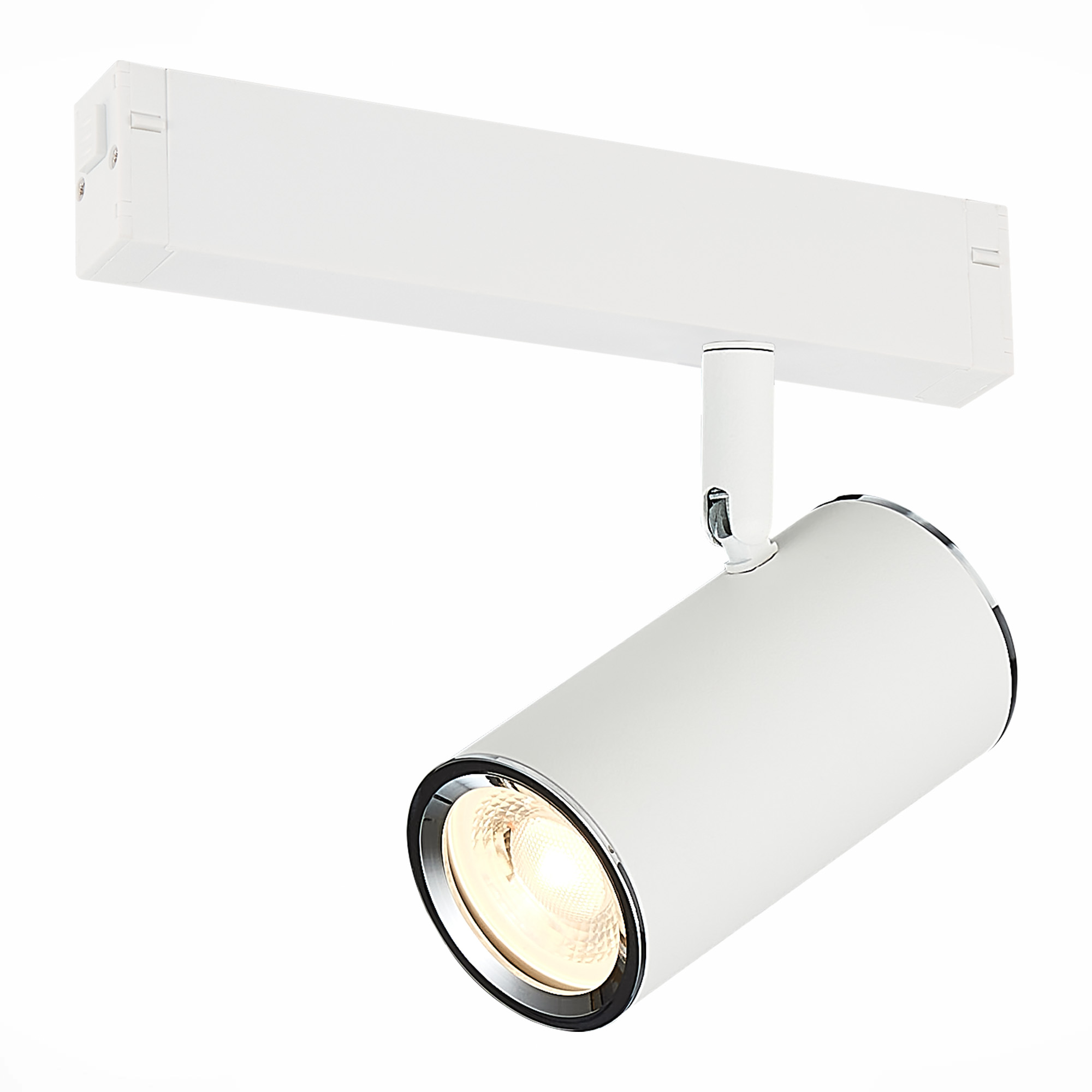 Трековый светильник ST Luce ST504 ST504.506.01, цвет белый;хром - фото 1