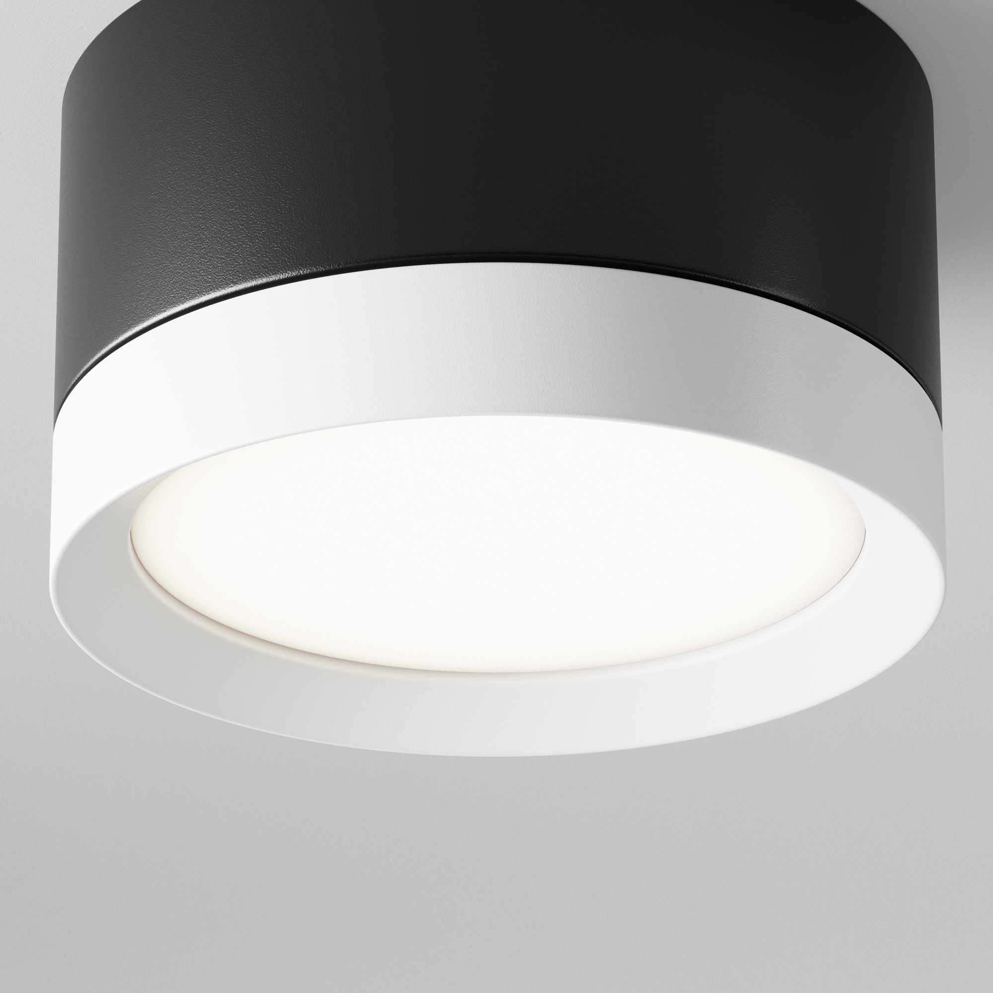 Точечный накладной светильник Maytoni HOOP C086CL-GX53-SRD-BW, цвет черный;белый - фото 2
