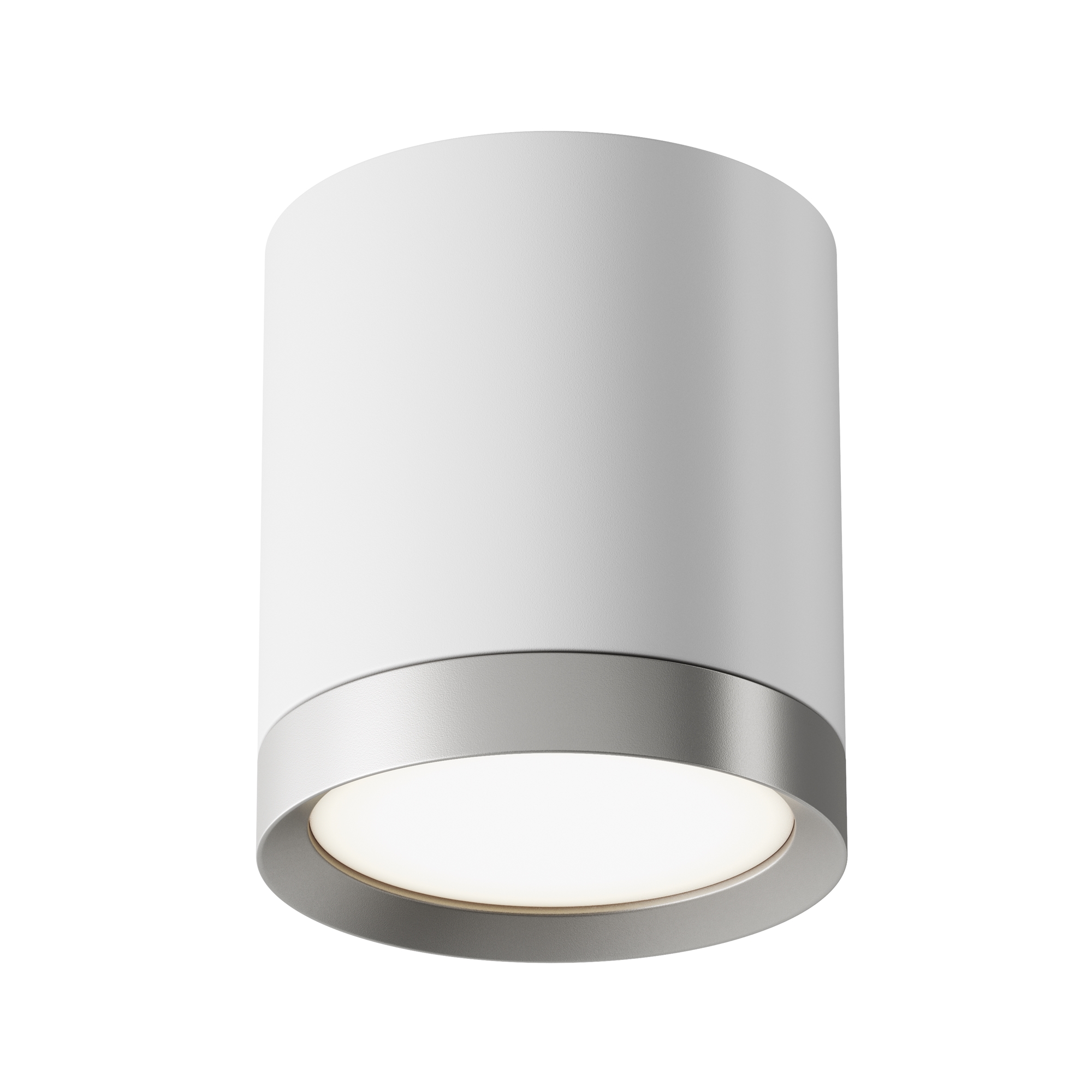 Точечный накладной светильник Maytoni HOOP C086CM-GX53-MRD-WS, цвет белый;серебристый - фото 1