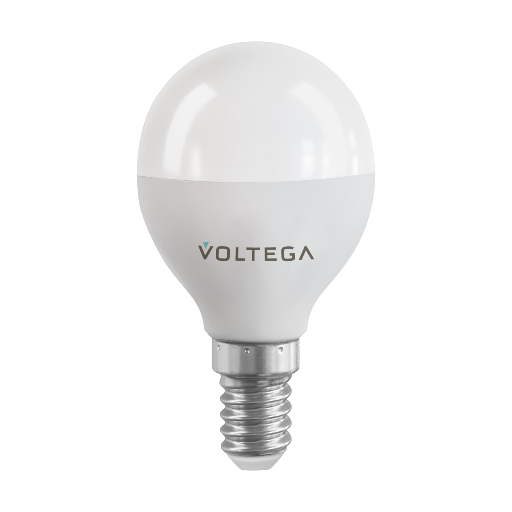 Светодиодная лампа Voltega Шар 5W 400lm K E14 2428, цвет матовый - фото 1