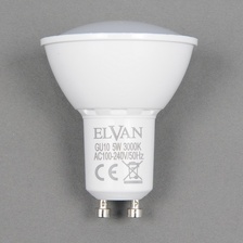 Светодиодная лампа Elvan Софит 5W 440lm 3000K GU10 GU10-5W-3000K-2835 PLAST