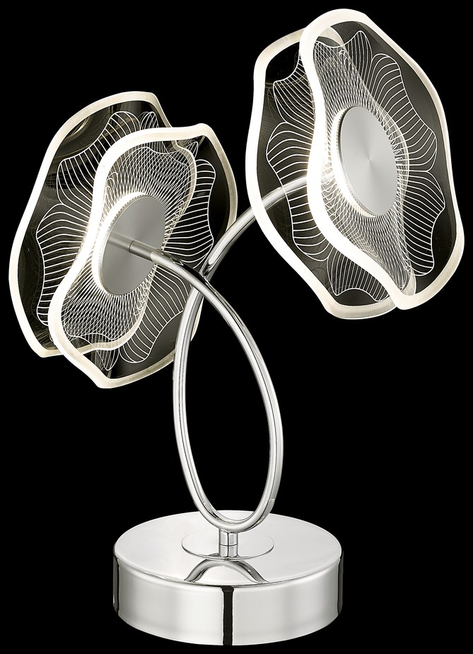 Декоративная настольная лампа Wertmark HELENA WE453.04.104, цвет прозрачный - фото 1