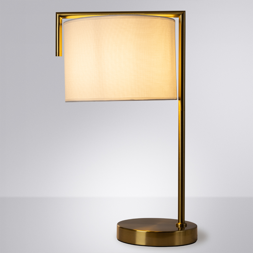 Декоративная настольная лампа Arte Lamp APEROL A5031LT-1PB, цвет белый - фото 2