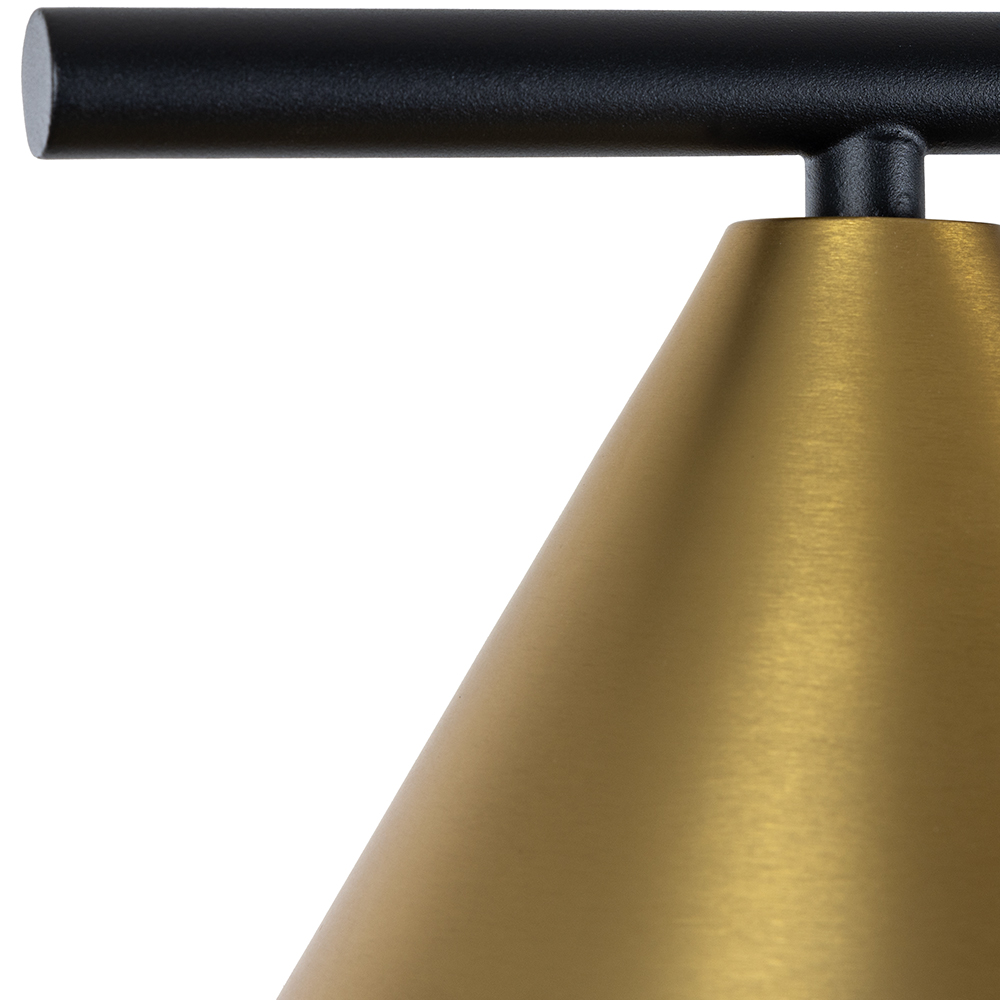 Торшер Arte Lamp DAVID A7033PN-1BK, цвет латунь - фото 3