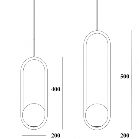 Подвесной светильник Imperiumloft HOOP-B01 179964-22, цвет белый - фото 2