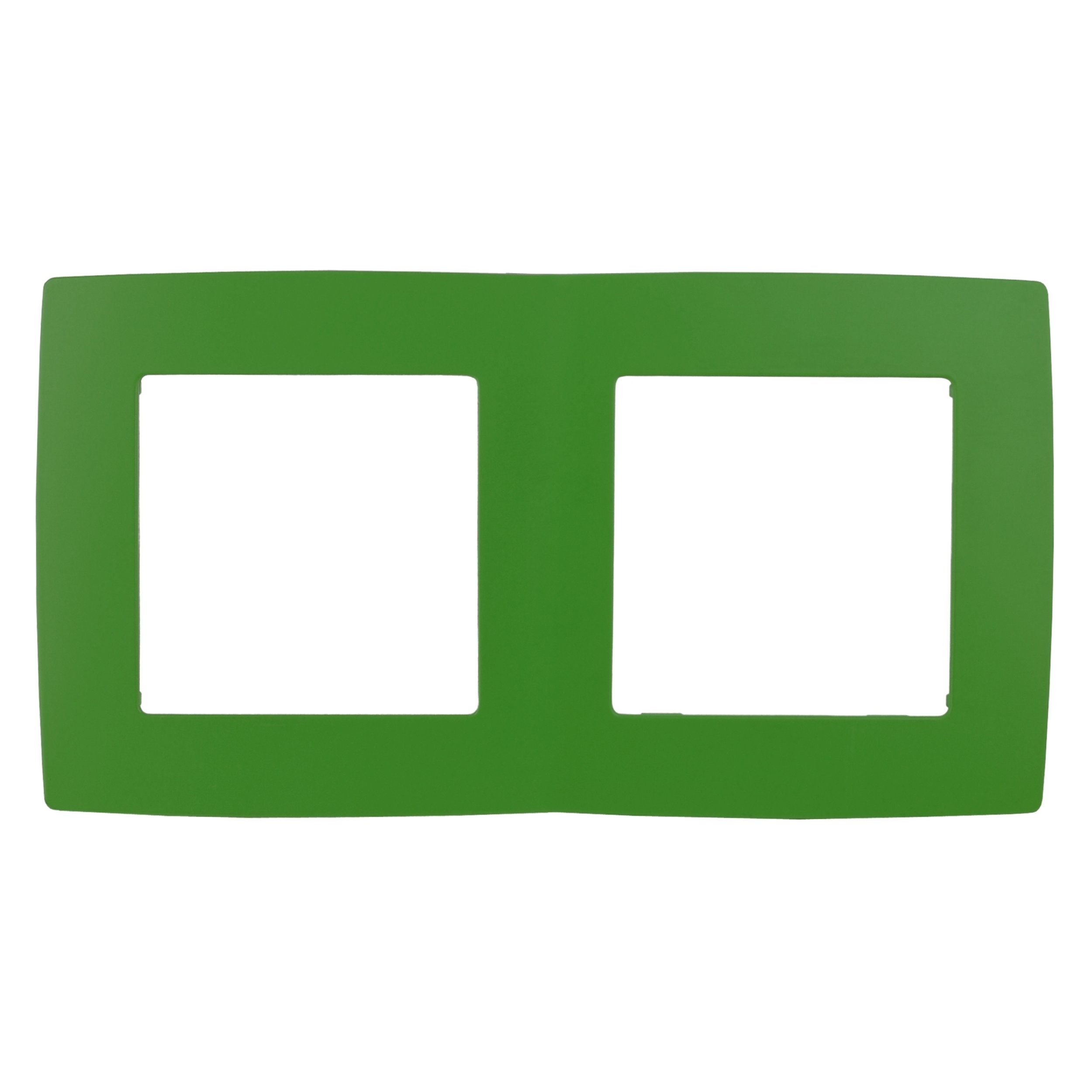Рамка на 2 поста Эра ЭРА12 12-5002-27 Б0019401, цвет зеленый - фото 1