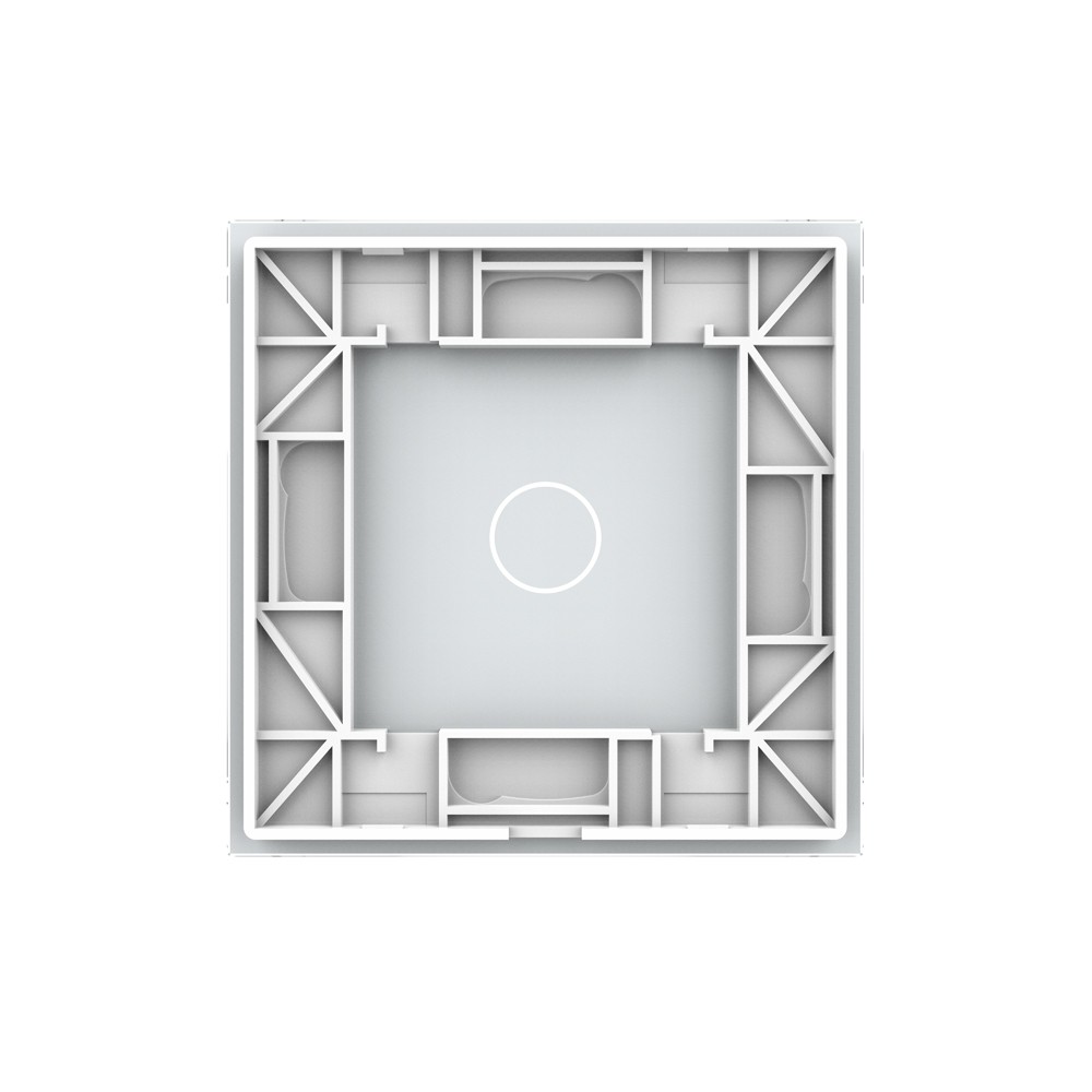 Лицевая панель для сенсорного выключателя 1 клавиша Livolo BB-C7-C1-11, цвет белый - фото 4